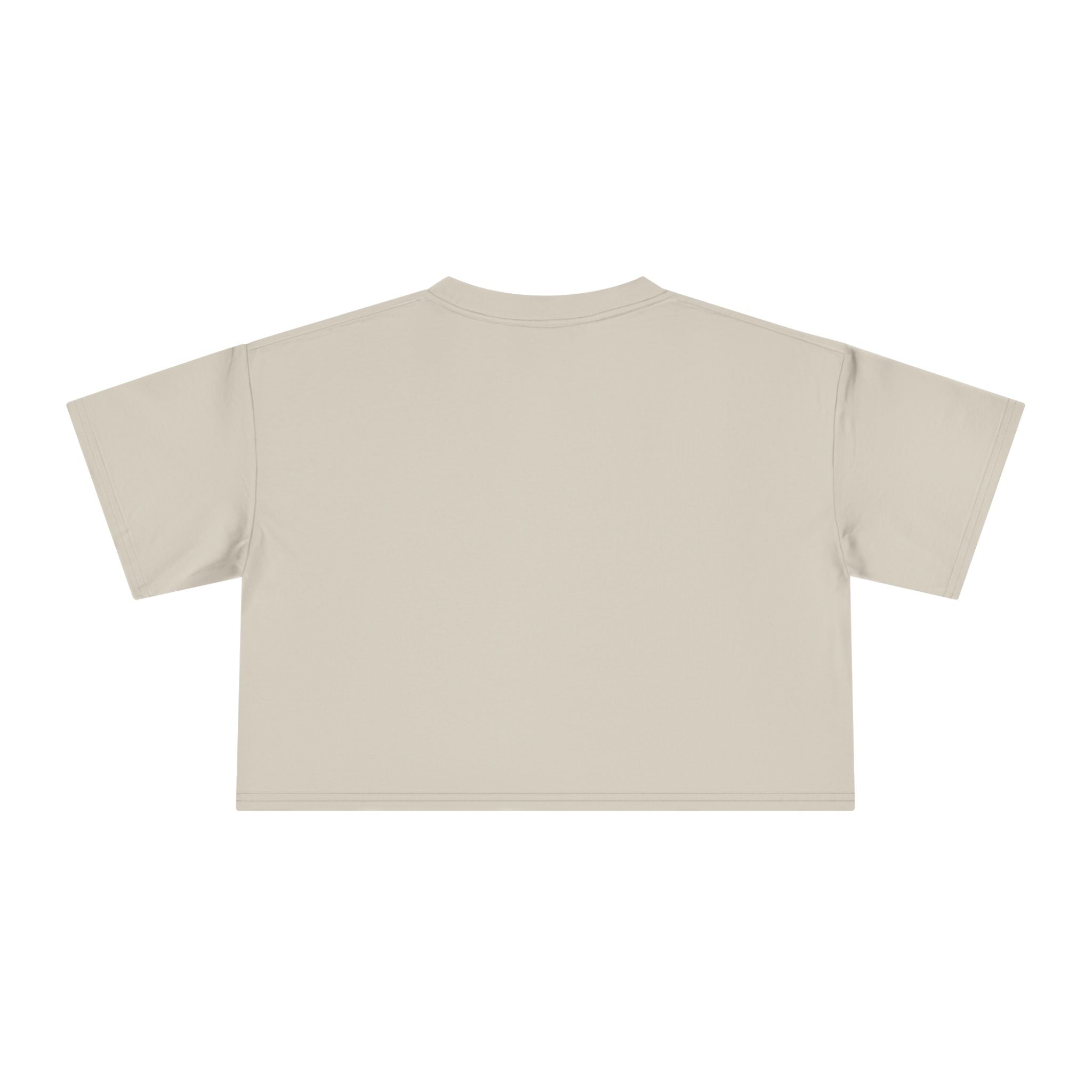 Crop Tee | "Chase Sunsets Not People" Retro Sunset Graphic