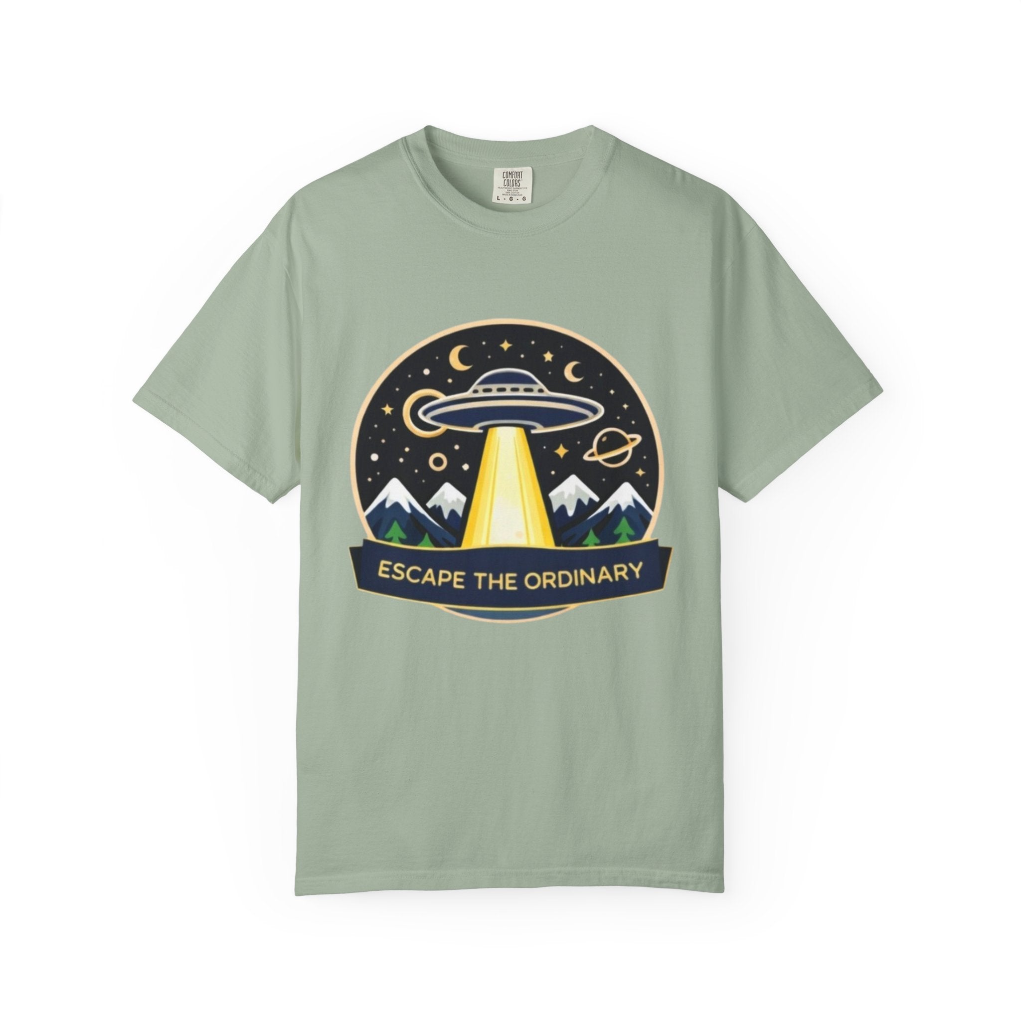 T-Shirt | "Escape the Ordinary" UFO Adventure Graphic Tee