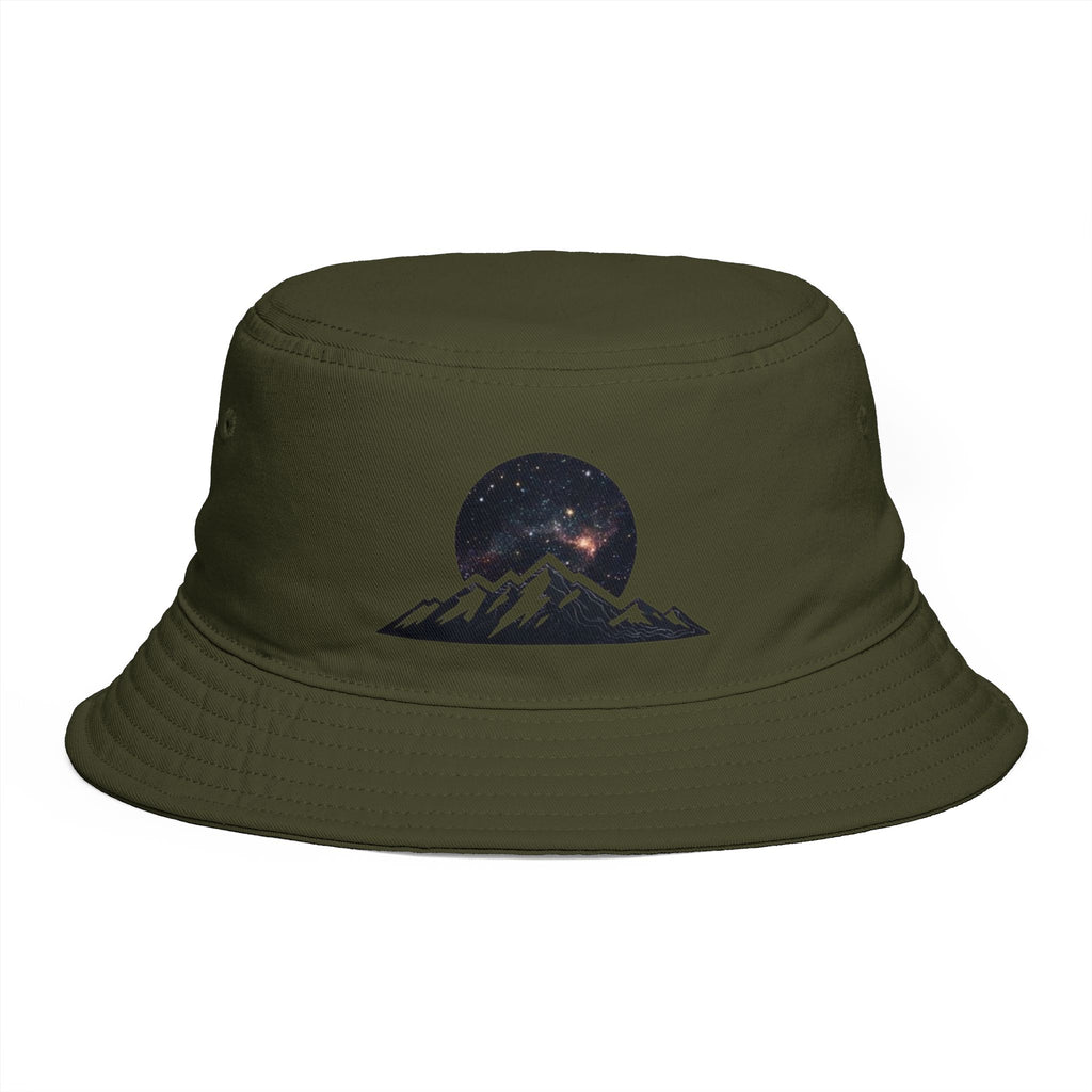 Mountain Night Sky Bucket Hat
