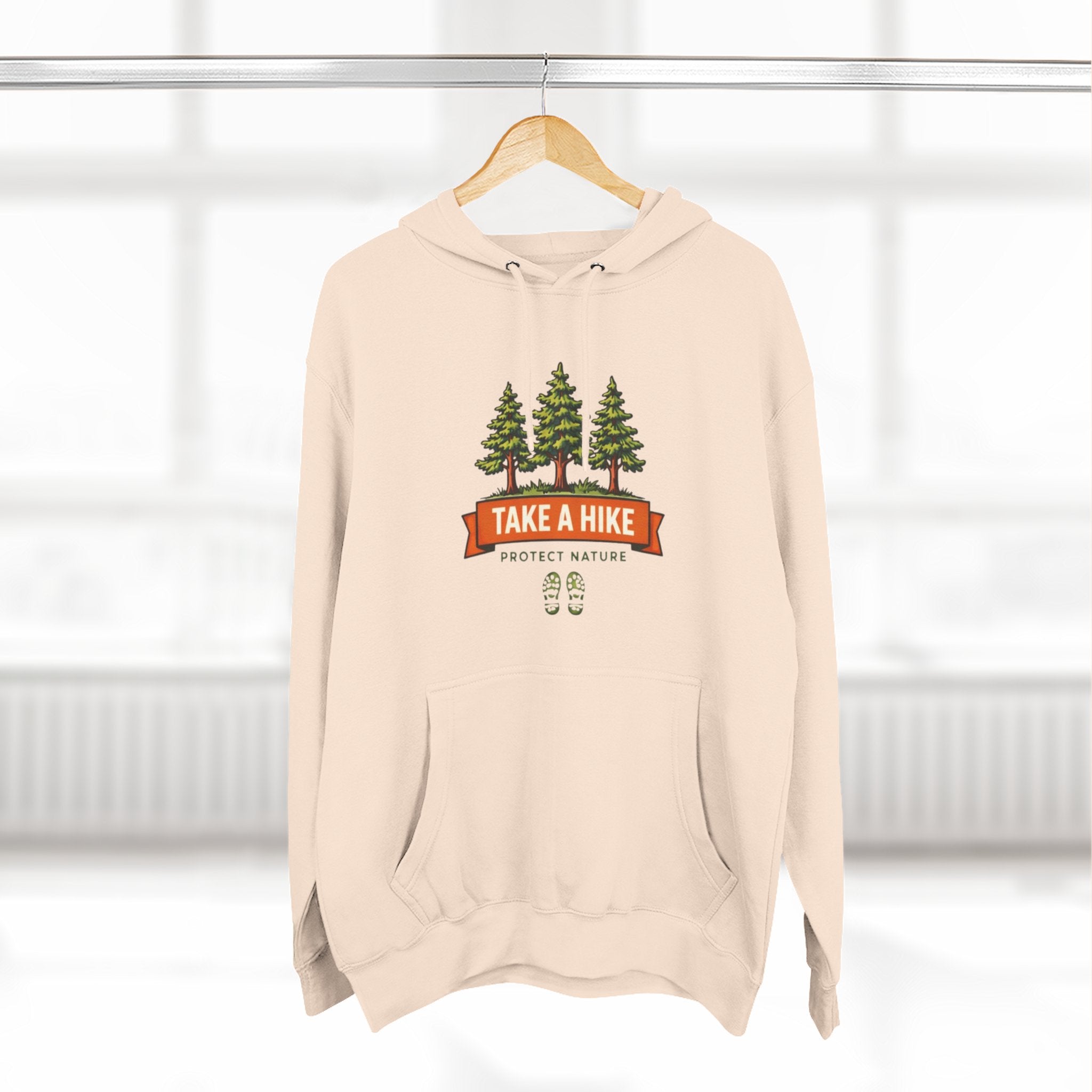 Hoodie | Take a Hike Graphic Hooded Sweatshirt Protect Nature