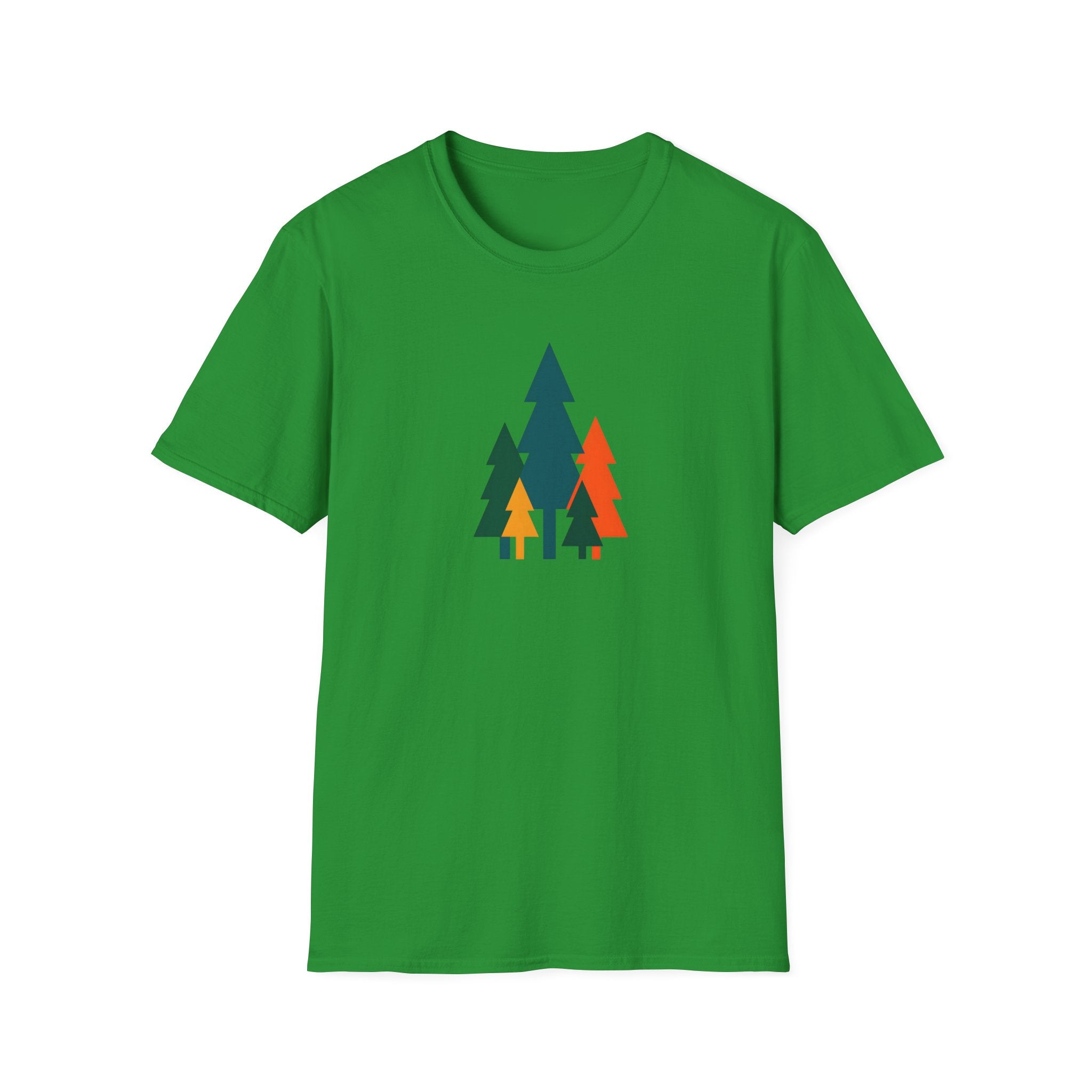 Colorful Pine Trees T-Shirt | Vibrant Forest Graphic Tee