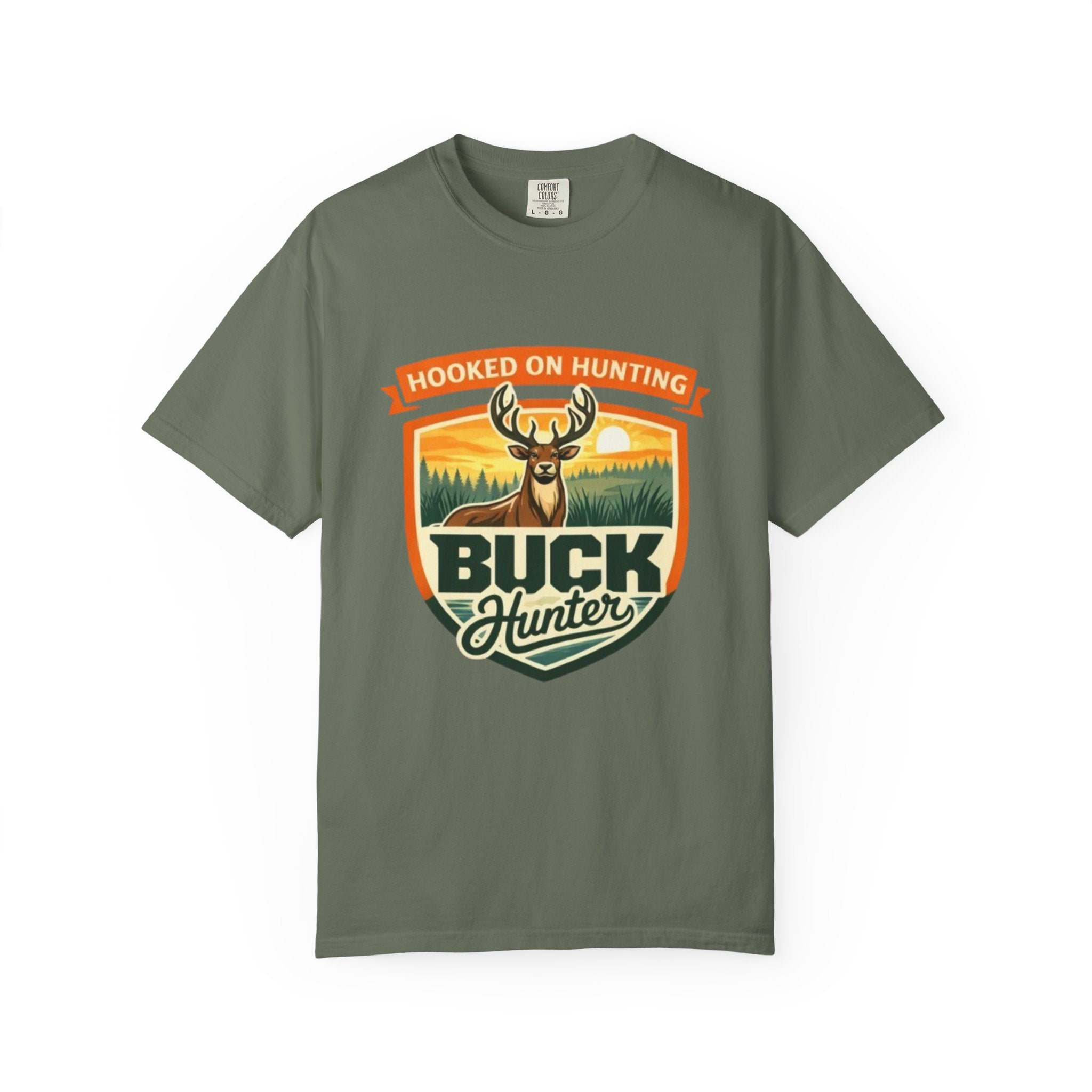 Buck Hunter T-Shirt | Hooked on Hunting Deer Hunting Graphic Tee