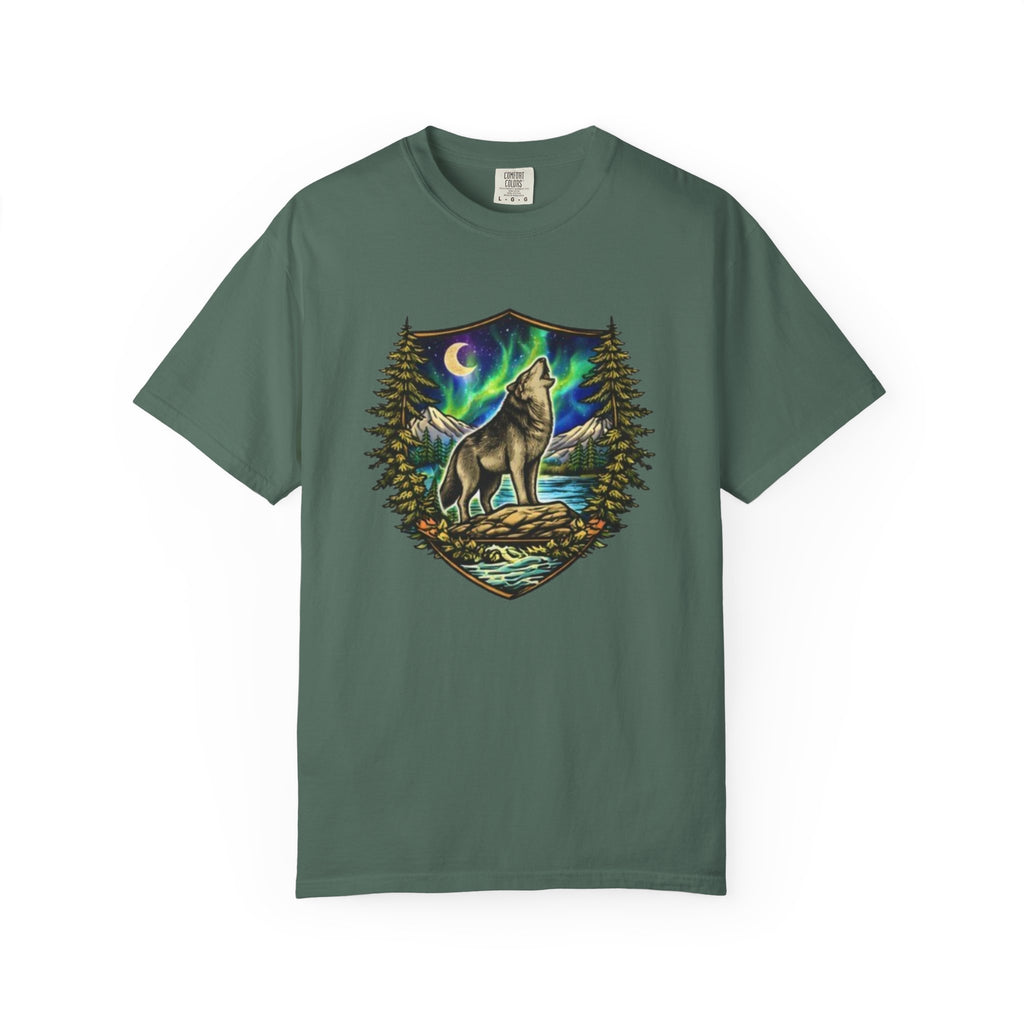 Wolf Howl T-Shirt | Northern Lights Outdoor Graphic Tee