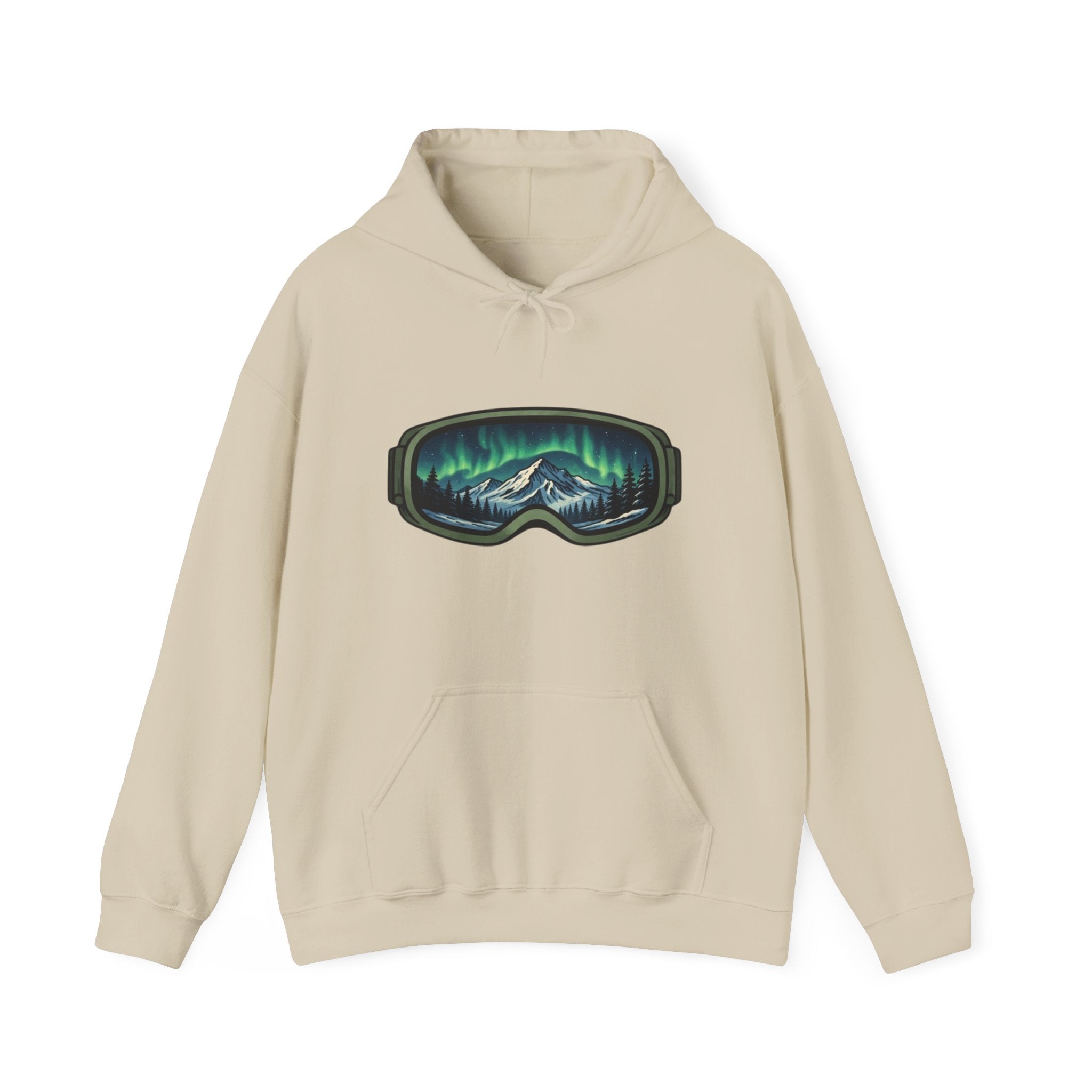 Northern Lights Ski Goggle Hoodie
