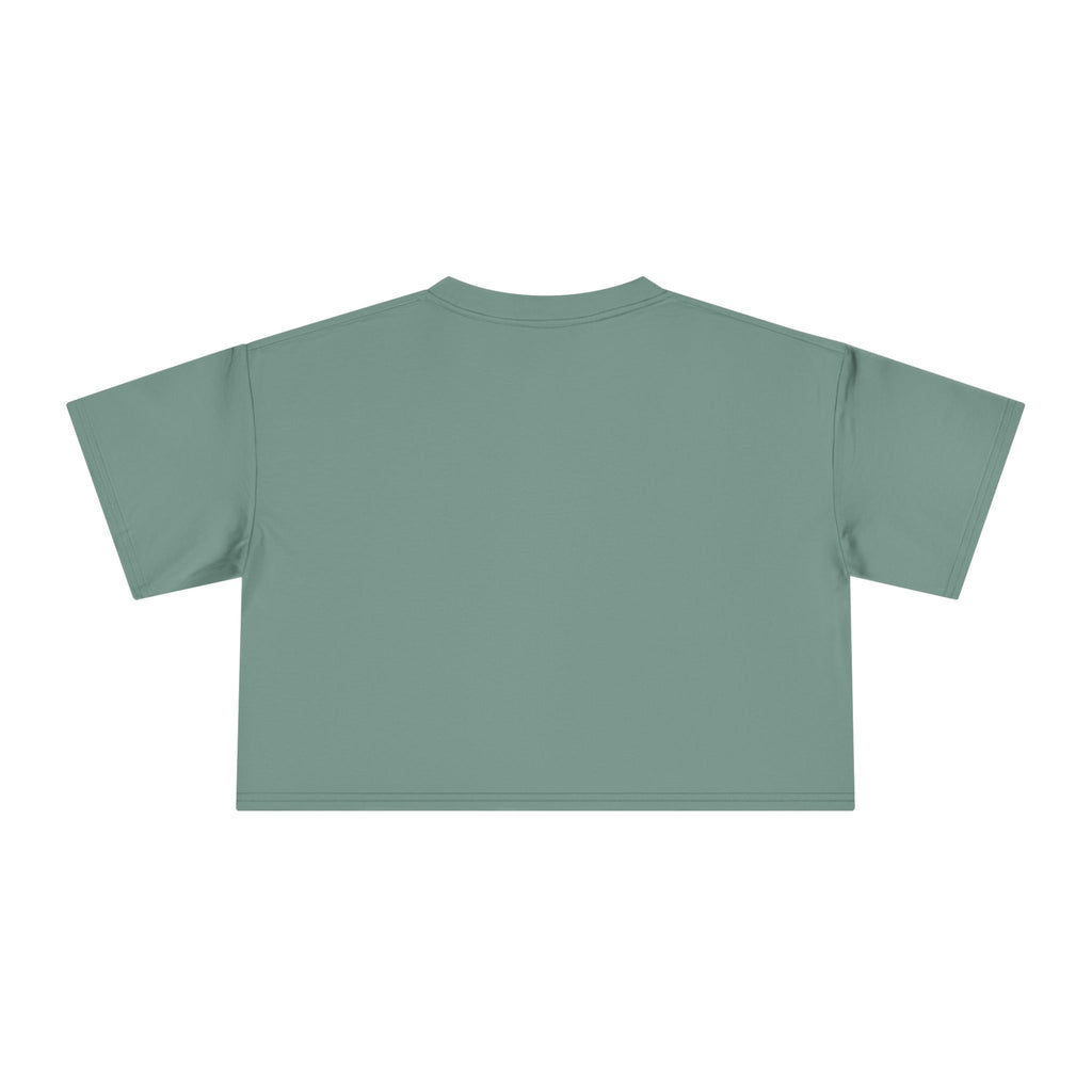 Nature Era Crop Tee | "I Am My Nature Era" Mountain & Sun Graphic
