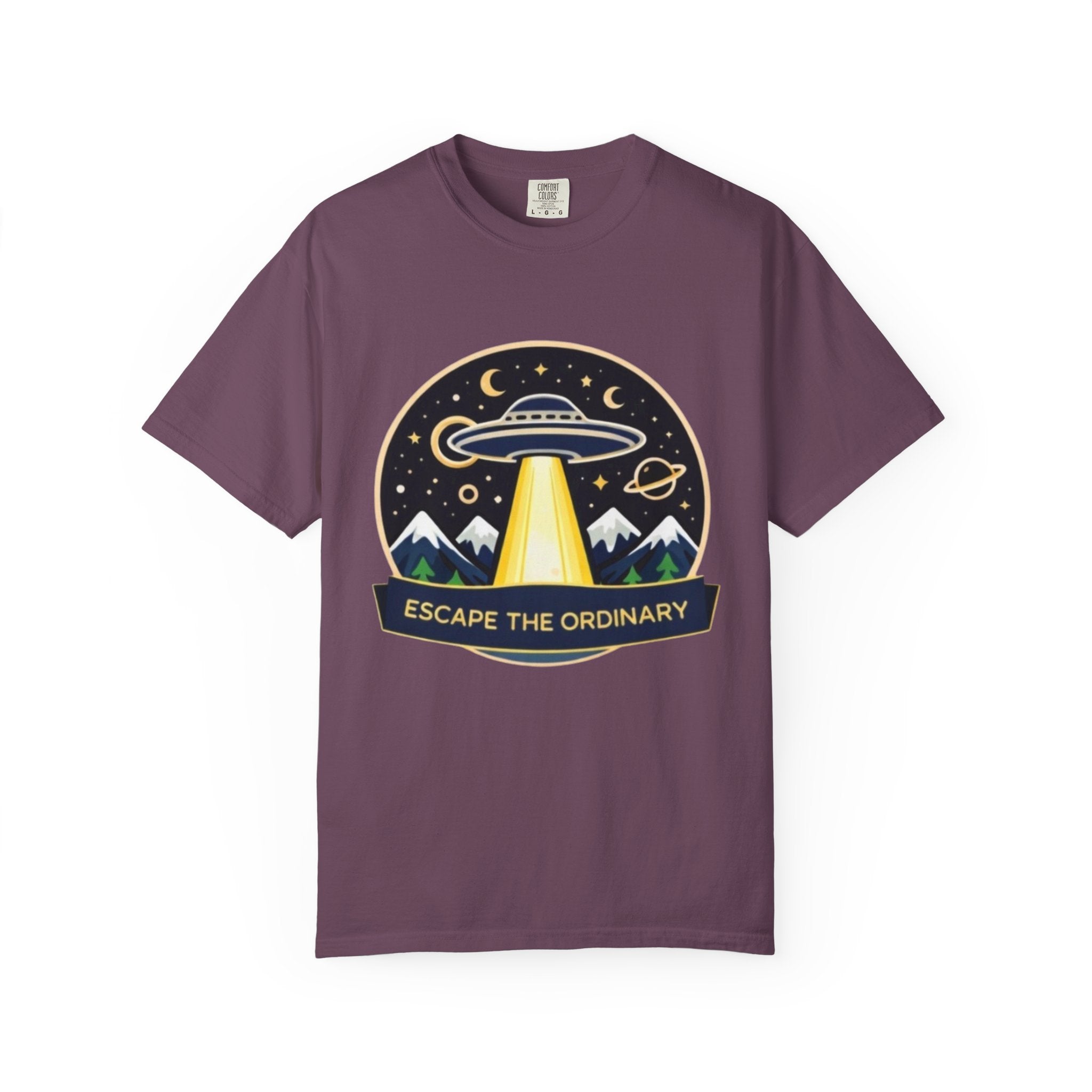 T-Shirt | "Escape the Ordinary" UFO Adventure Graphic Tee
