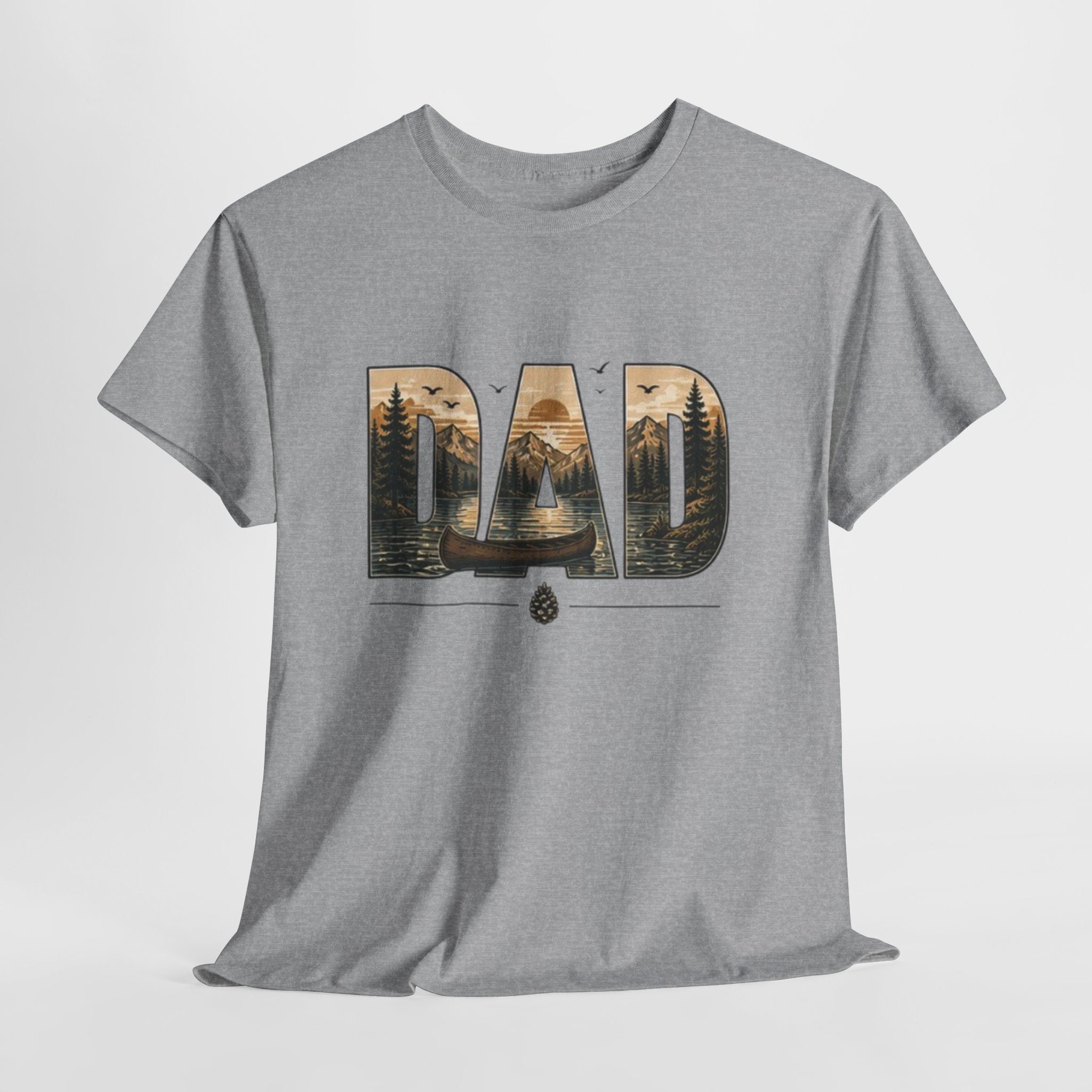 Canoeing Landscape Tee | Gift for Outdoorsman |Gift for Dad
