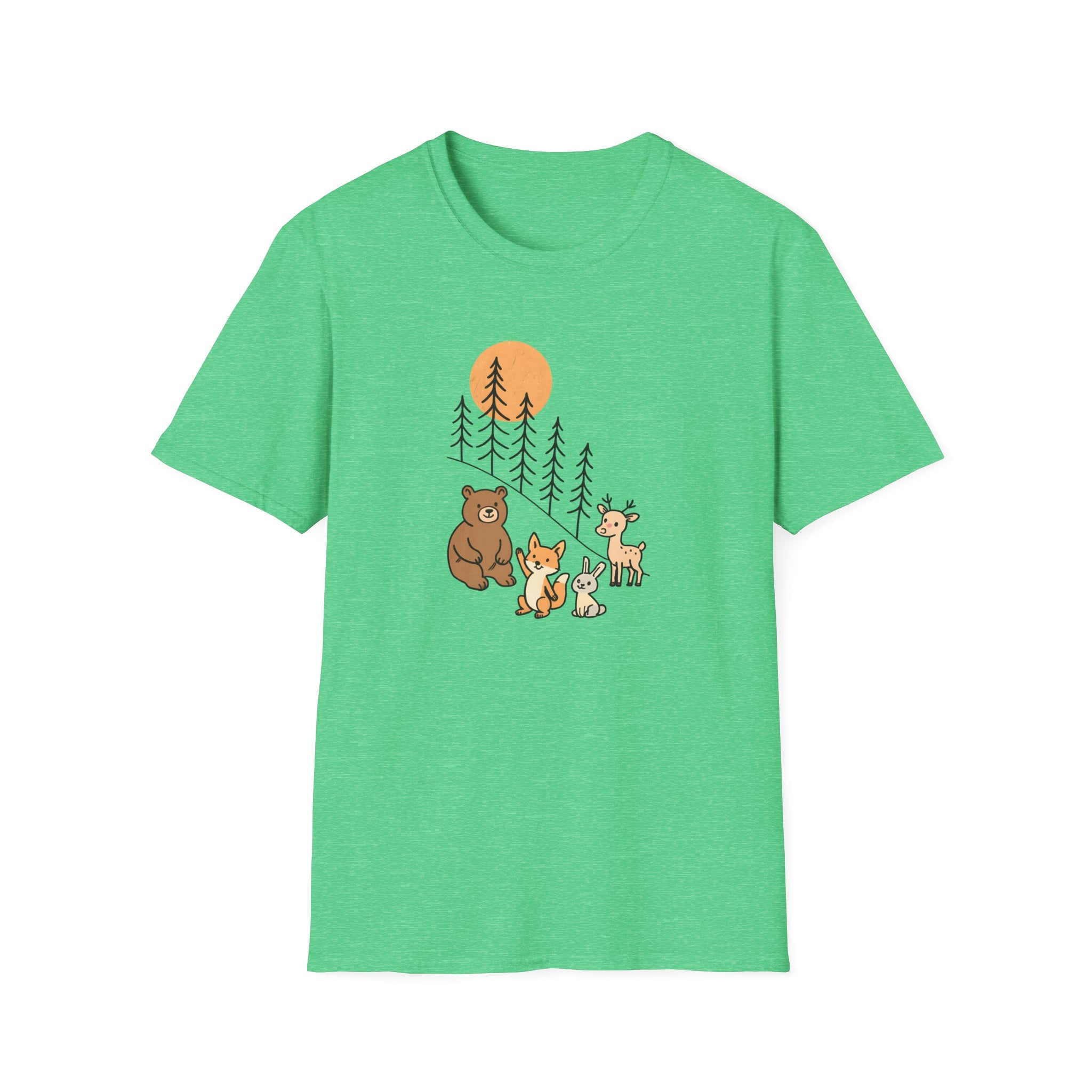 Forest Animal Friends T-Shirt | Cute Woodland Animals Graphic Tee