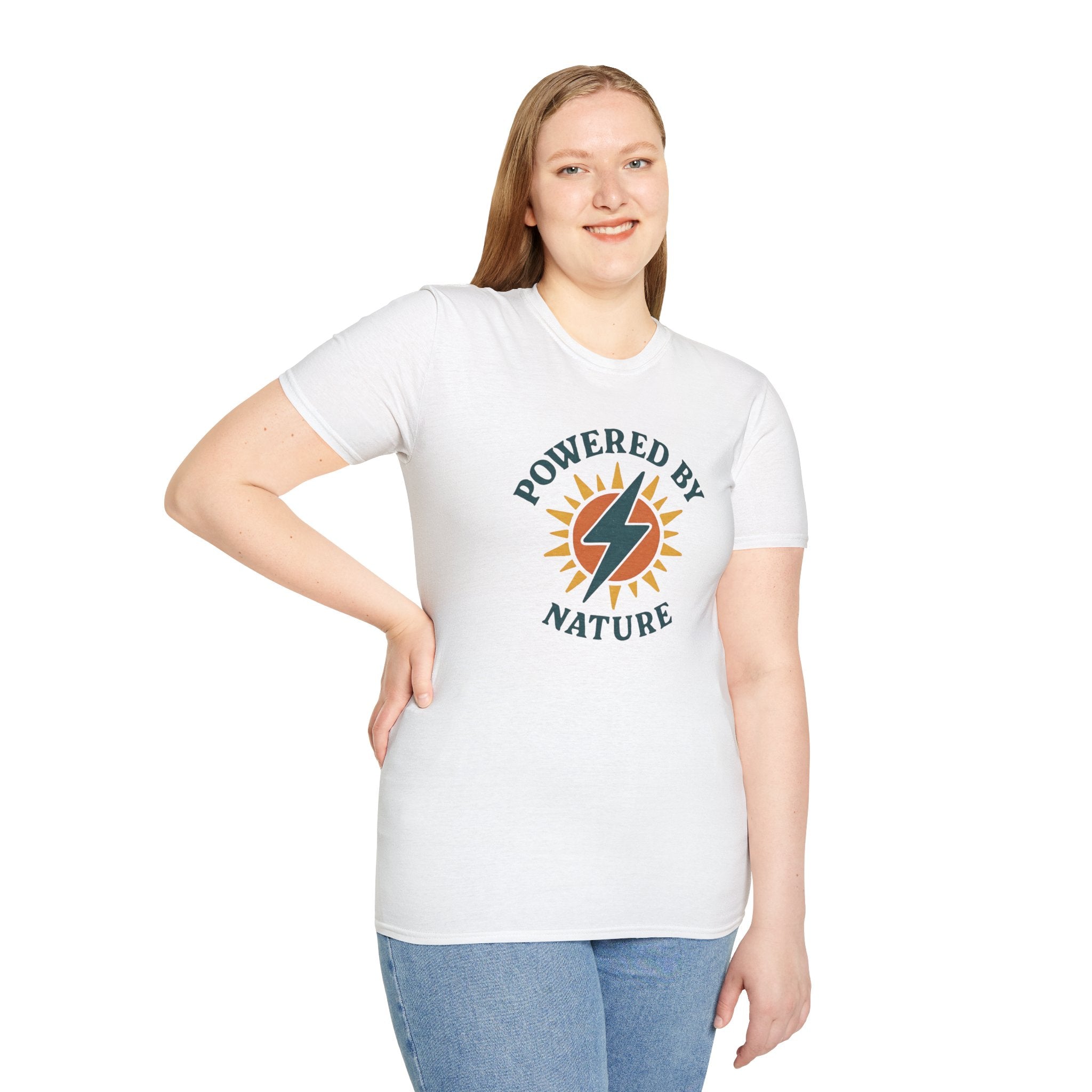 Powered by Nature T-Shirt | Eco-Inspired Graphic Tee