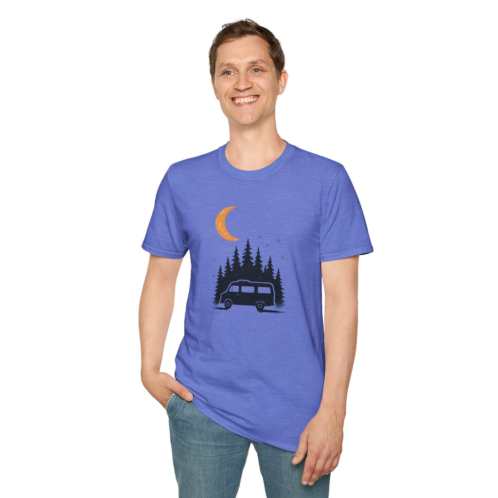 Moonlit Forest Camper T-Shirt | Moonlit Forest Camping Tee