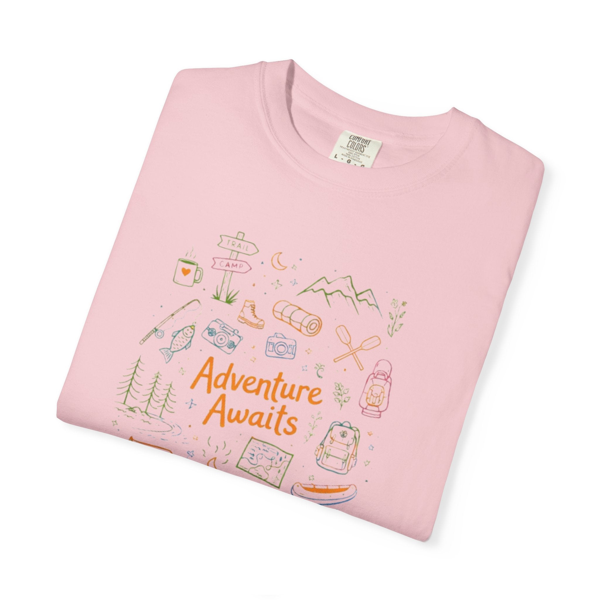 Adventure Awaits Camping T-Shirt | Outdoor Catalog Tee