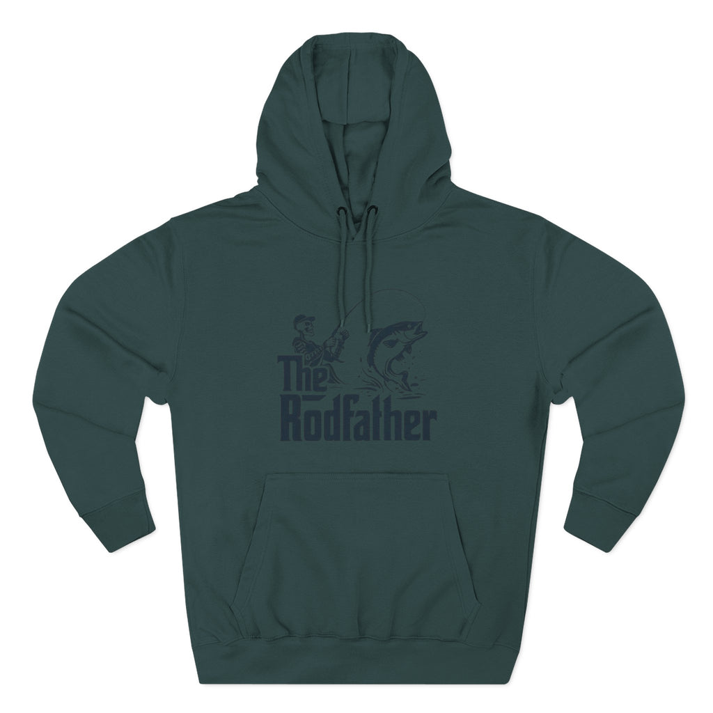 The Rodfather Hoodie | Fishing Graphic Pullover for Anglers