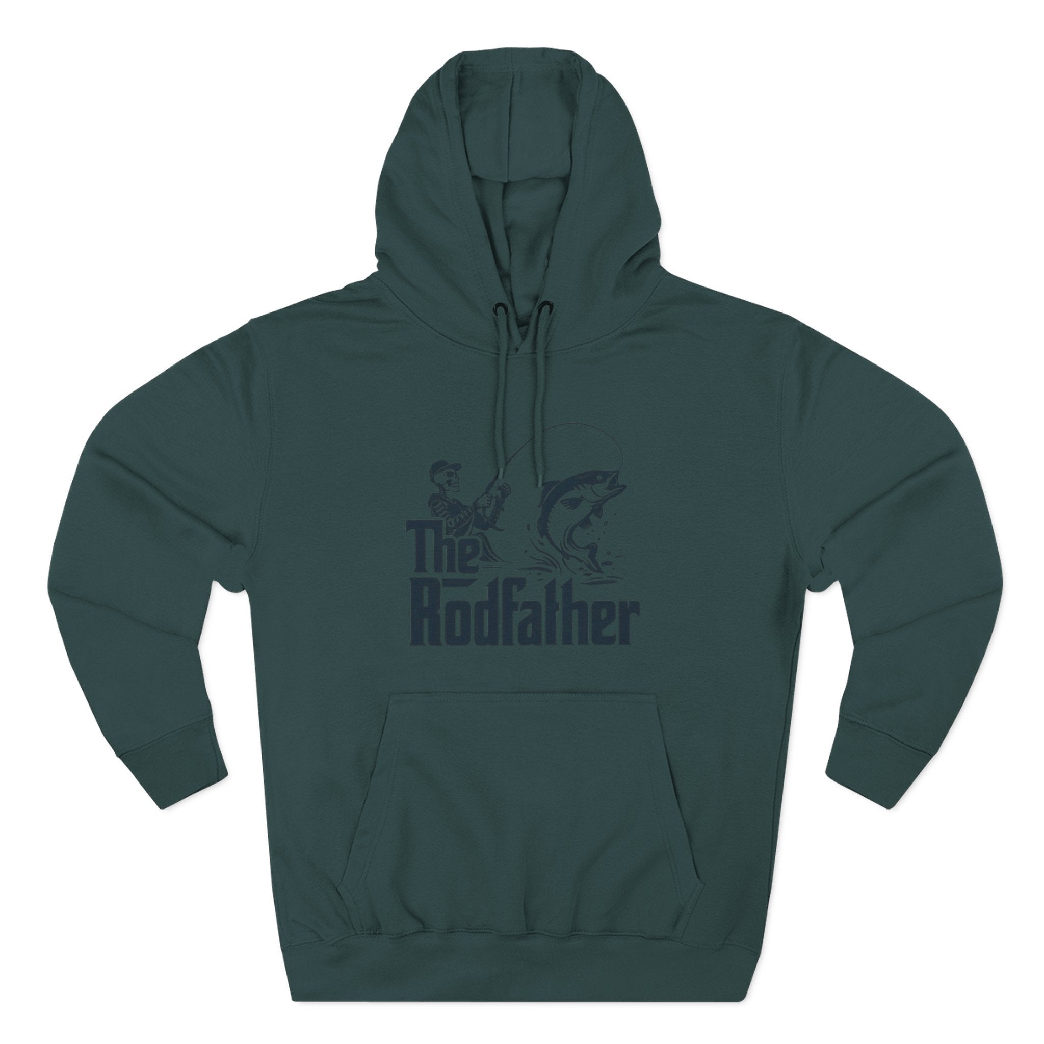 The Rodfather Hoodie | Fishing Graphic Pullover for Anglers