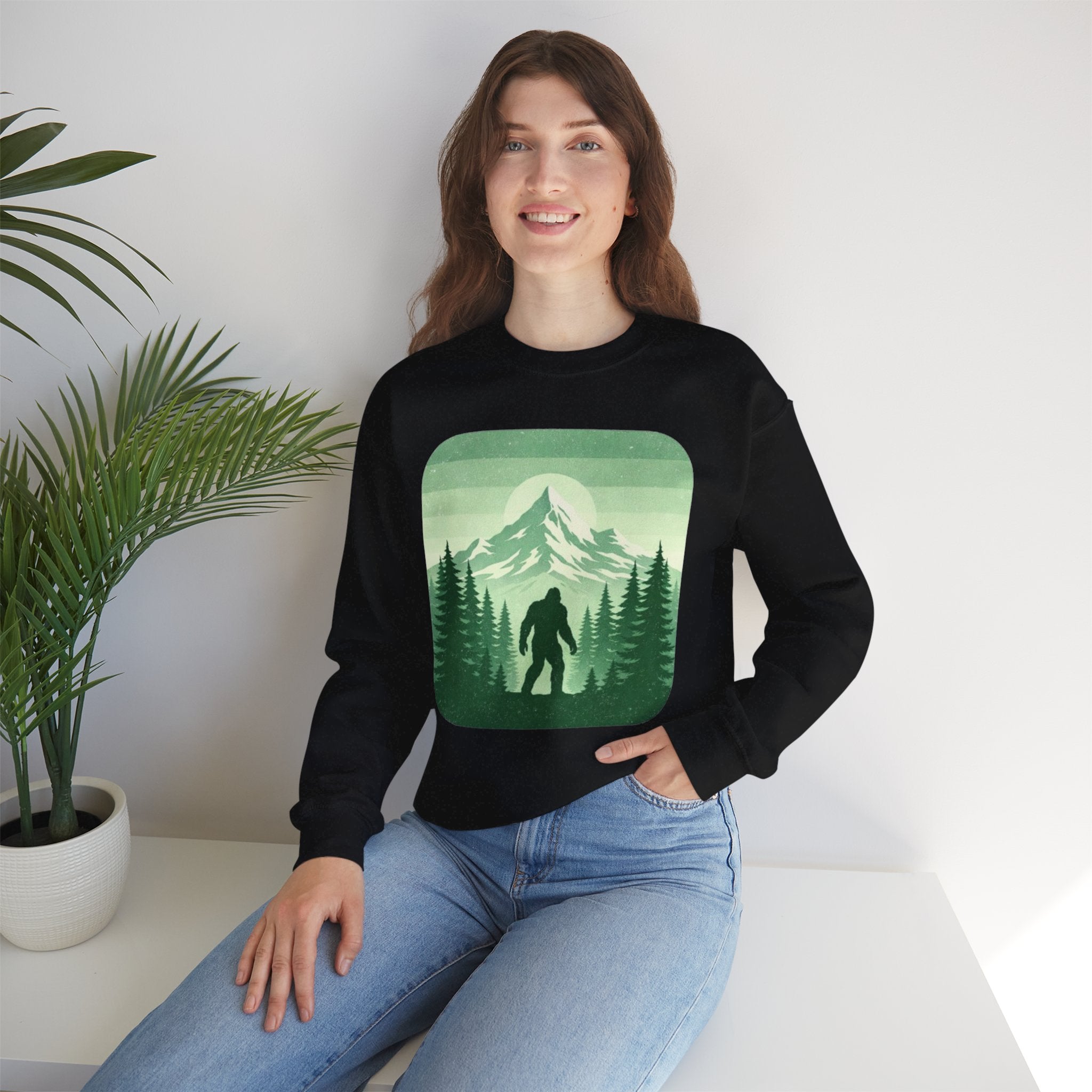 Bigfoot Mountain Silhouette Sweatshirt