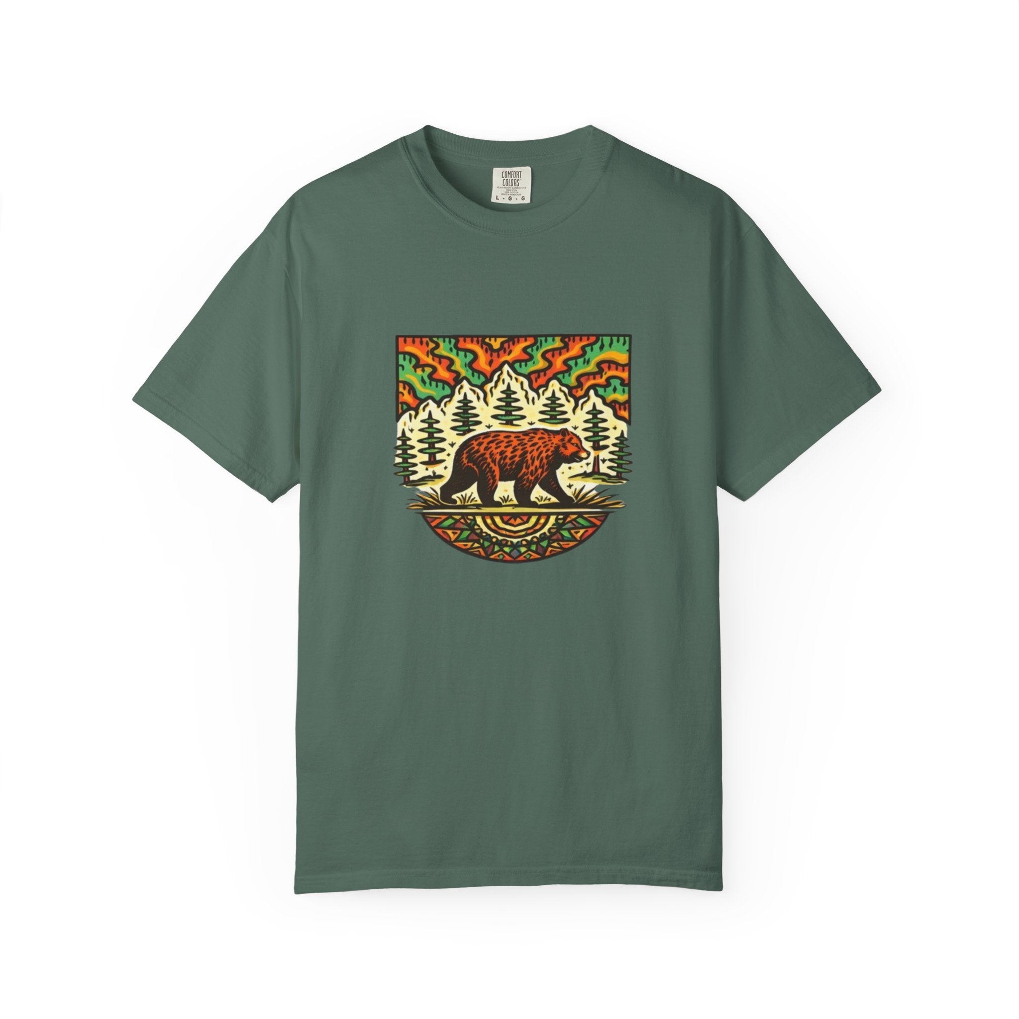 Bear Forest Graphic T-Shirt | Retro Nature Wilderness Tee