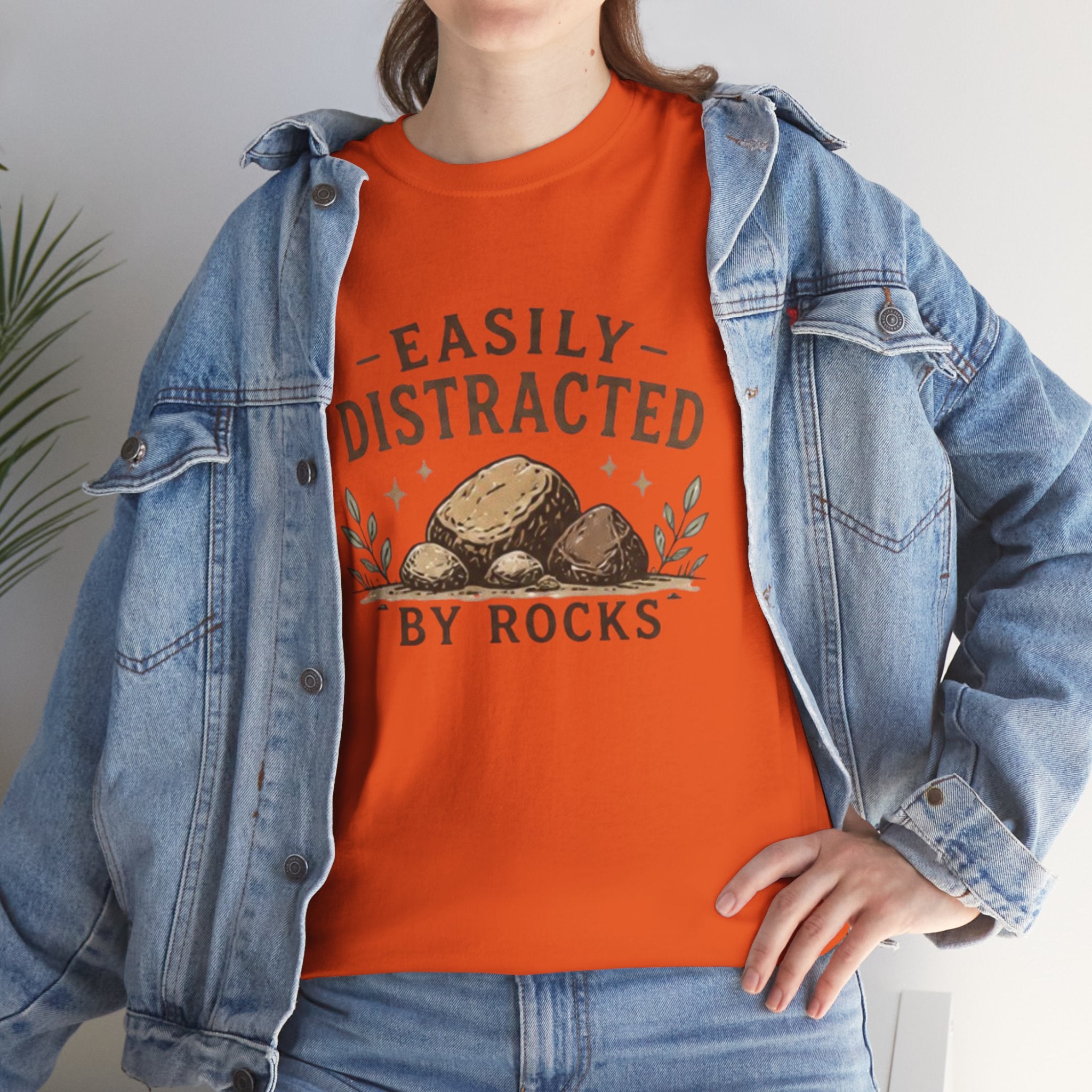 T-Shirt | "Easily Distracted by Rocks" Funny Rockhound Tee