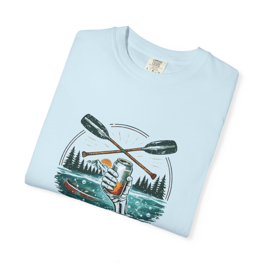 Explore More Worry Less T-Shirt | Outdoor Canoe Camping Adventure Tee