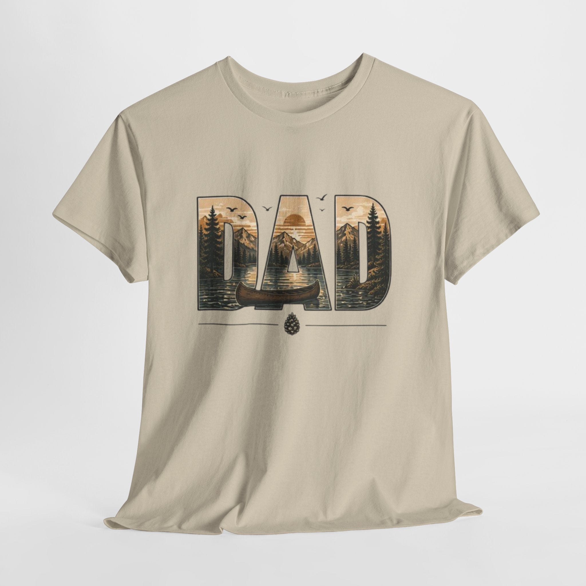 Canoeing Landscape Tee | Gift for Outdoorsman |Gift for Dad