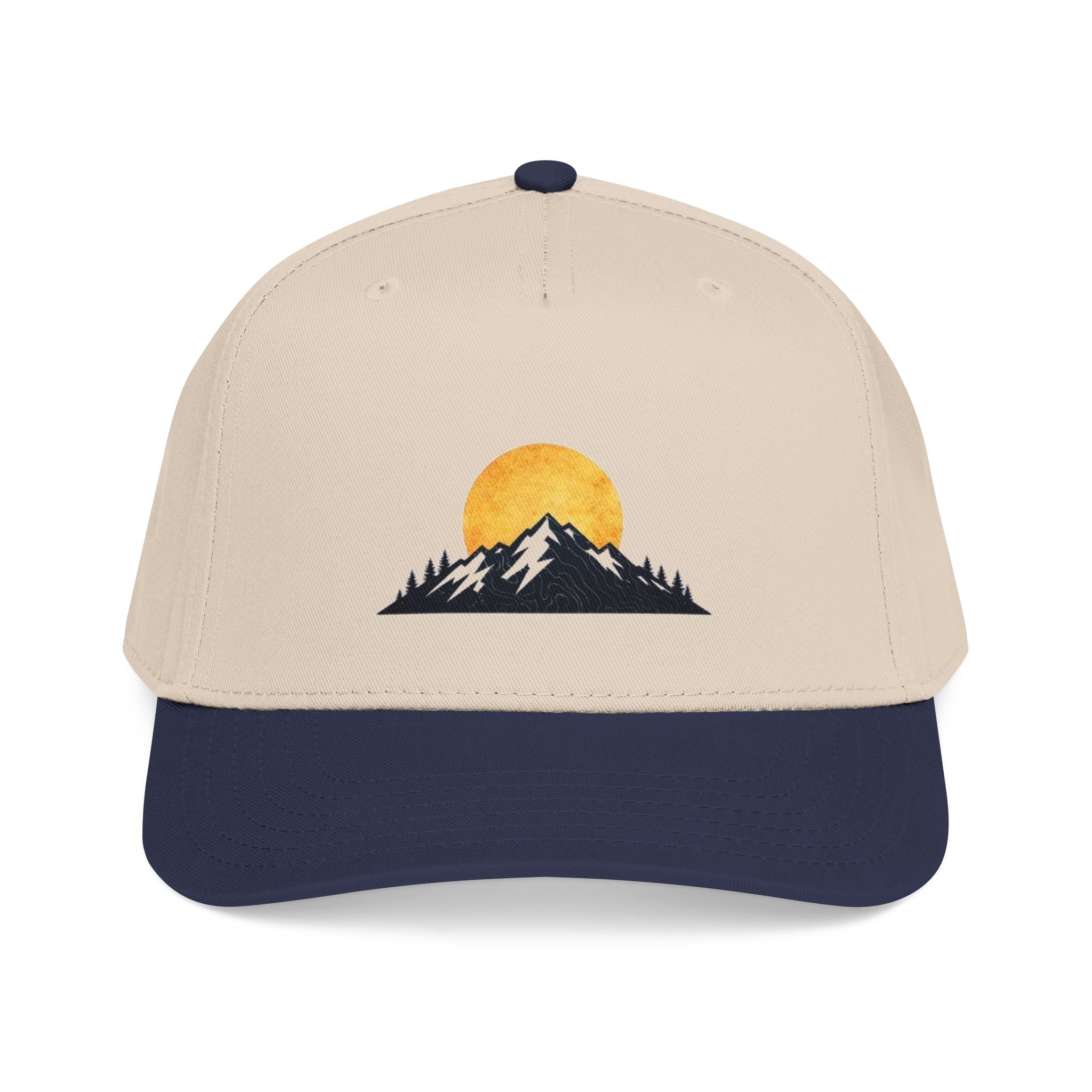 Mountain Landscape Baseball Cap | Rustic Outdoor Hiking Ball Cap