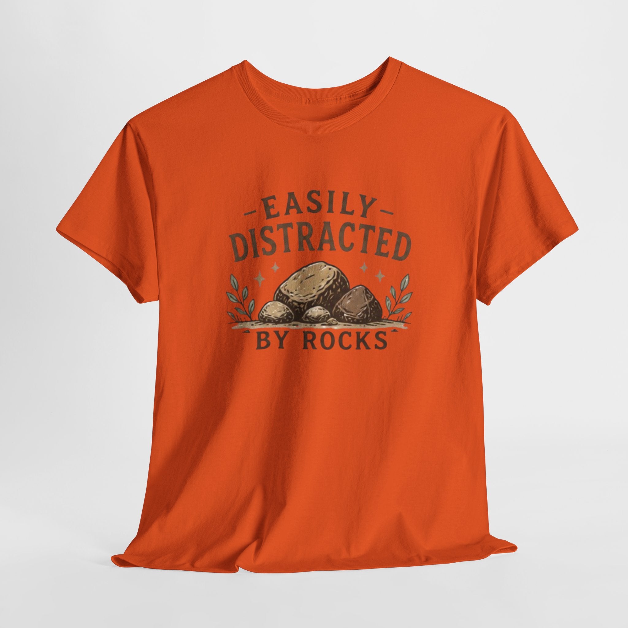 T-Shirt | "Easily Distracted by Rocks" Funny Rockhound Tee