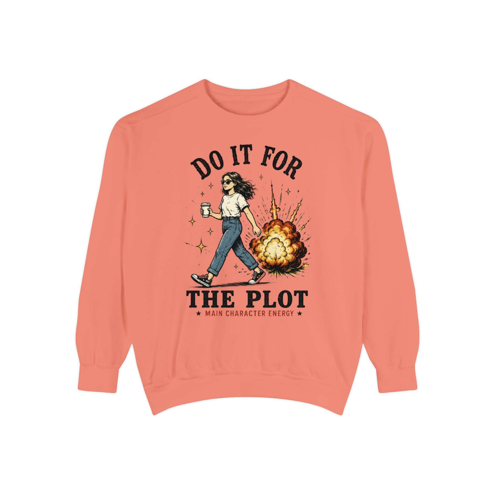Do It For The Plot Sweatshirt | Literary Aesthetic Crewneck