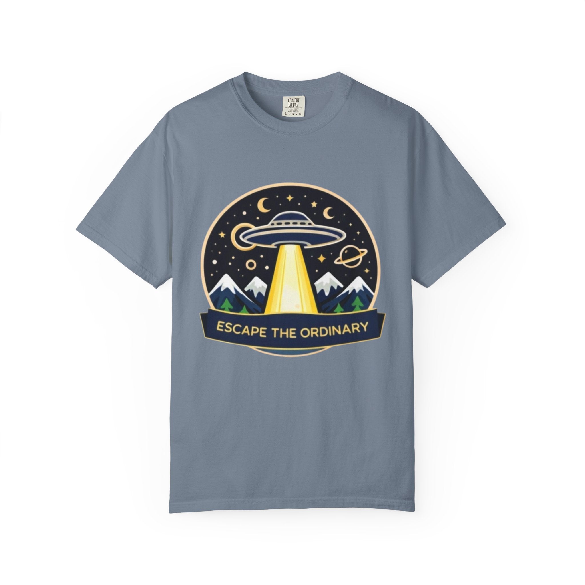 T-Shirt | "Escape the Ordinary" UFO Adventure Graphic Tee