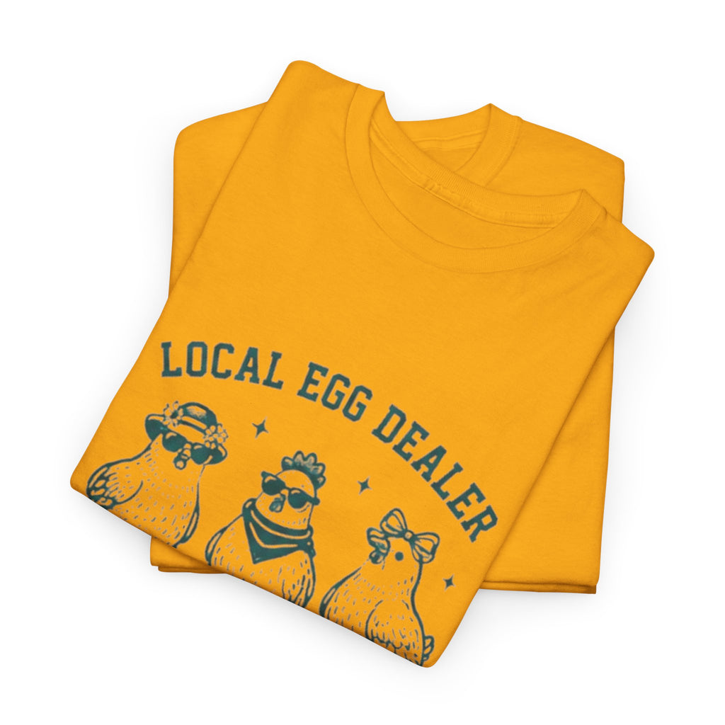 Local Egg Dealer T-Shirt | Cute Vintage Farm Chicken Tee for Chicken Keepers & Farmers