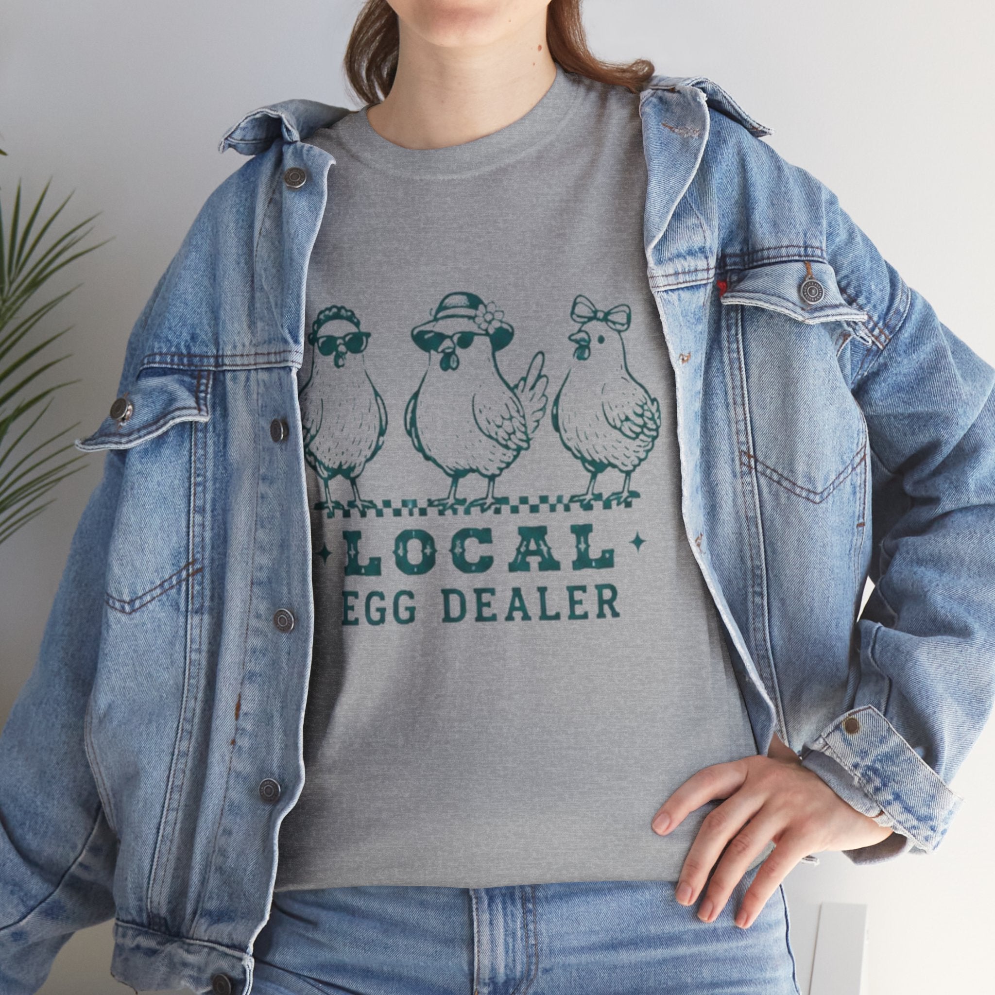 Local Egg Dealer T-Shirt | Cute Chick Farm Tee