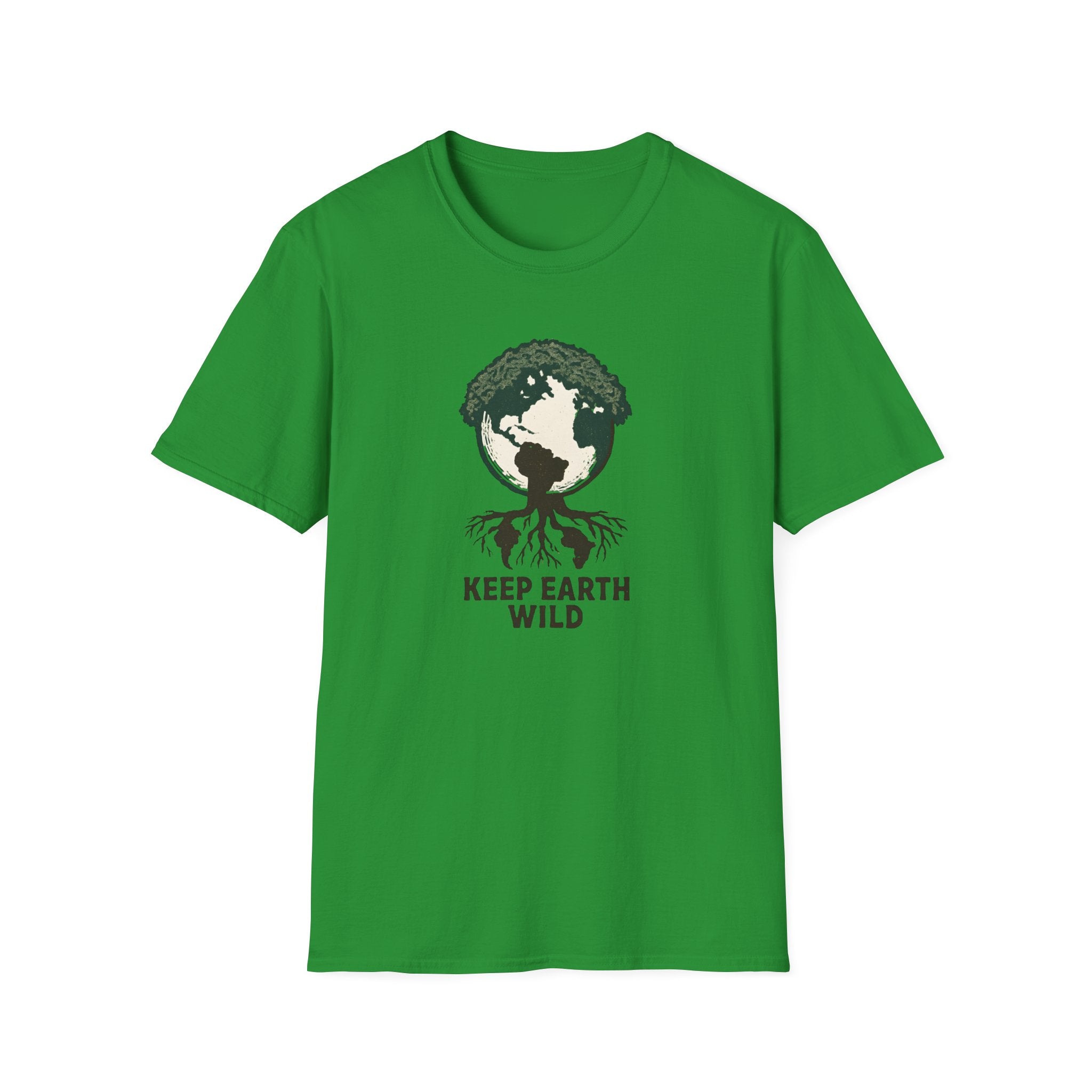 Keep Earth Wild T-Shirt | Eco Nature Conservation Tee