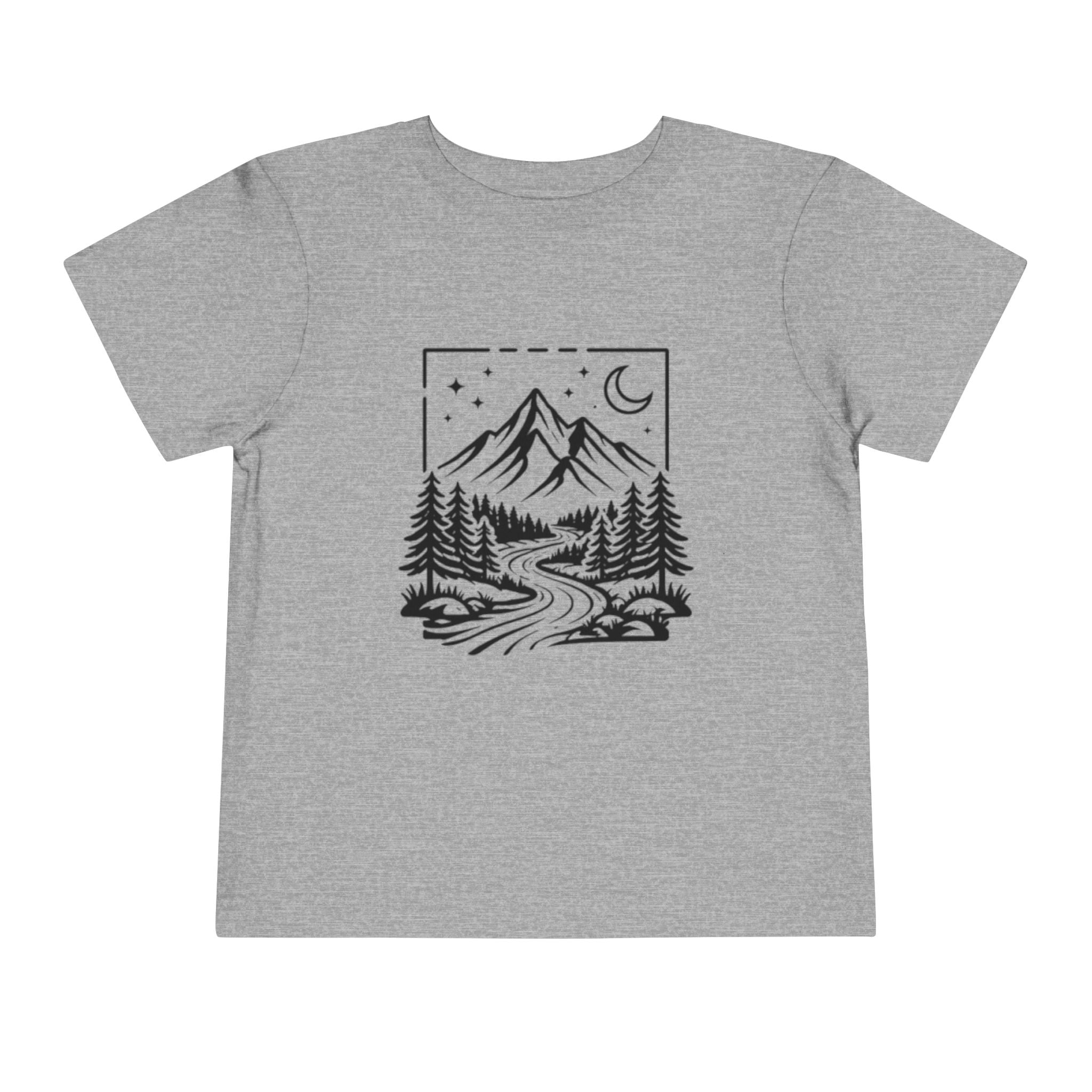 Toddler Tee | Moonlit Mountain Adventure Graphic