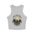Find Your Wild Racer Tank | "Let Nature Heal" Womens Crop Tank