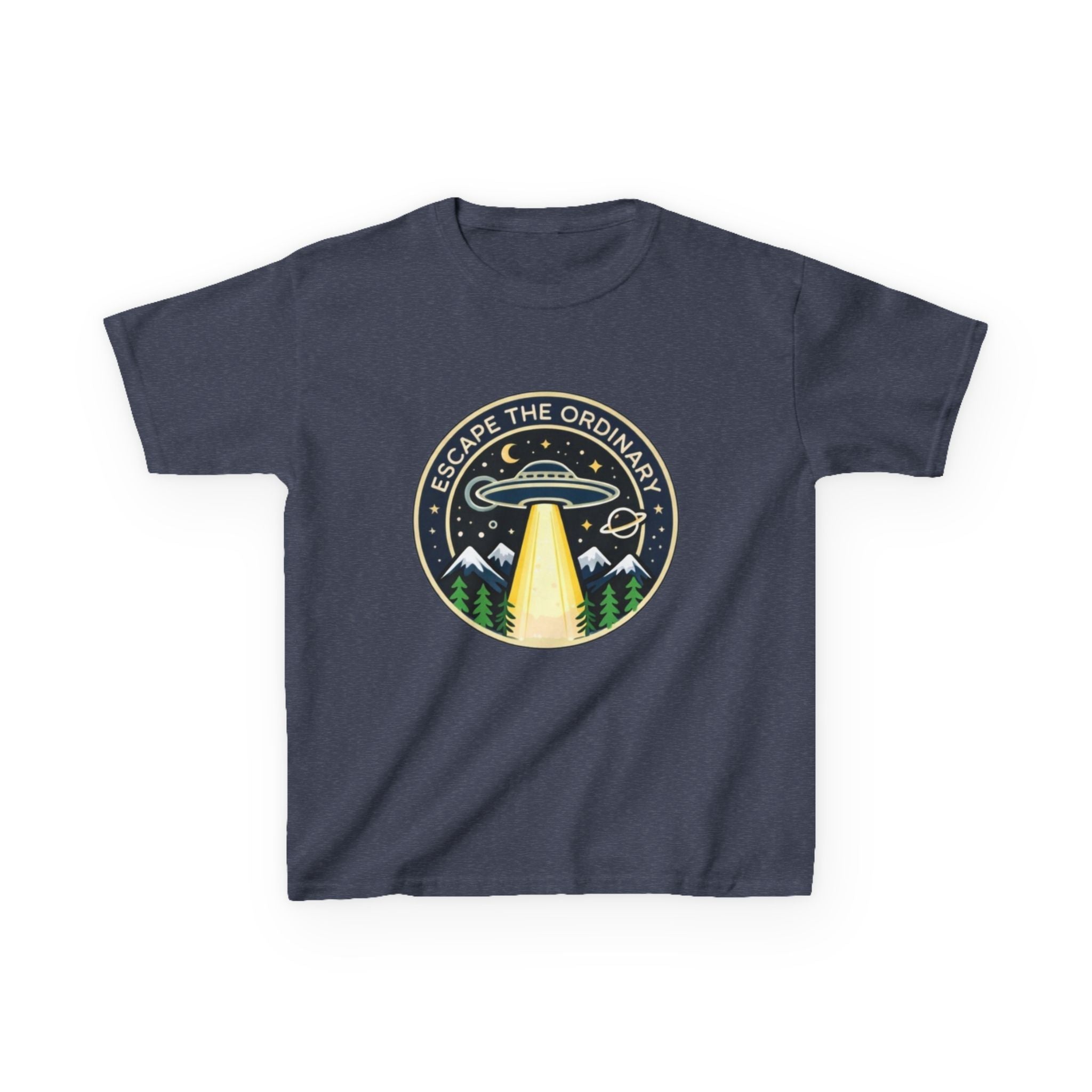 Kids T-Shirt | Escape the Ordinary UFO Adventure Graphic