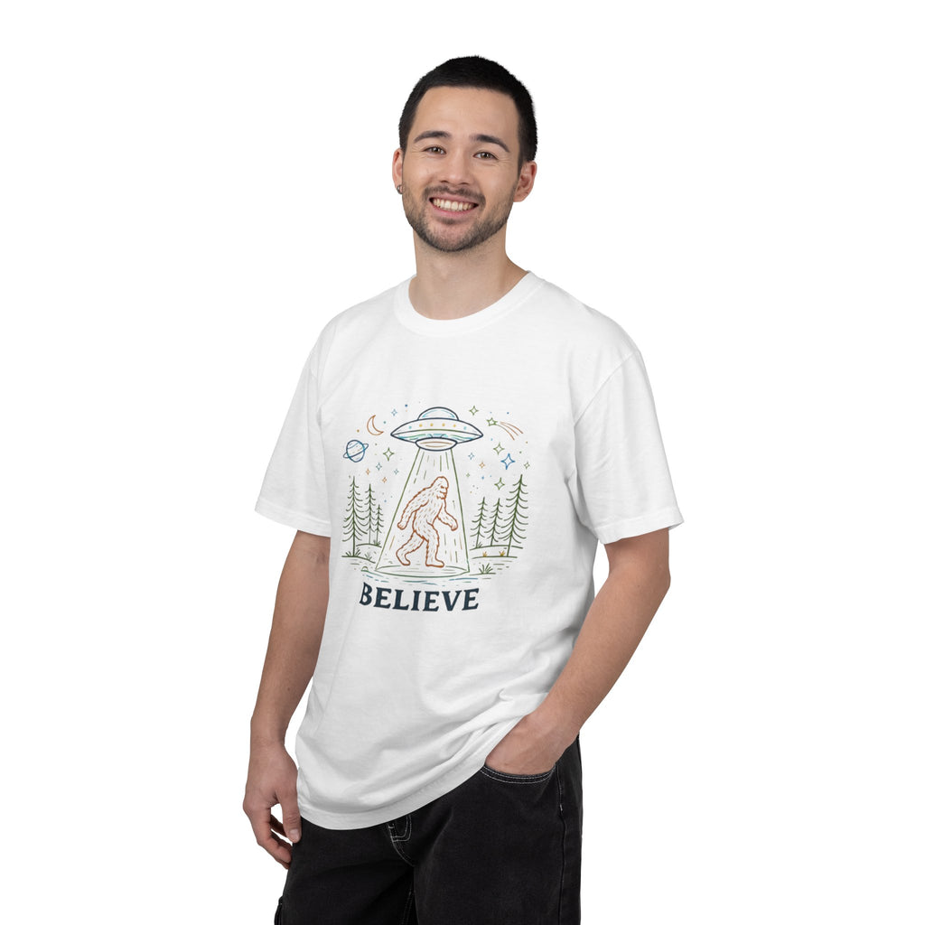 Believe Sasquatch UFO T-Shirt