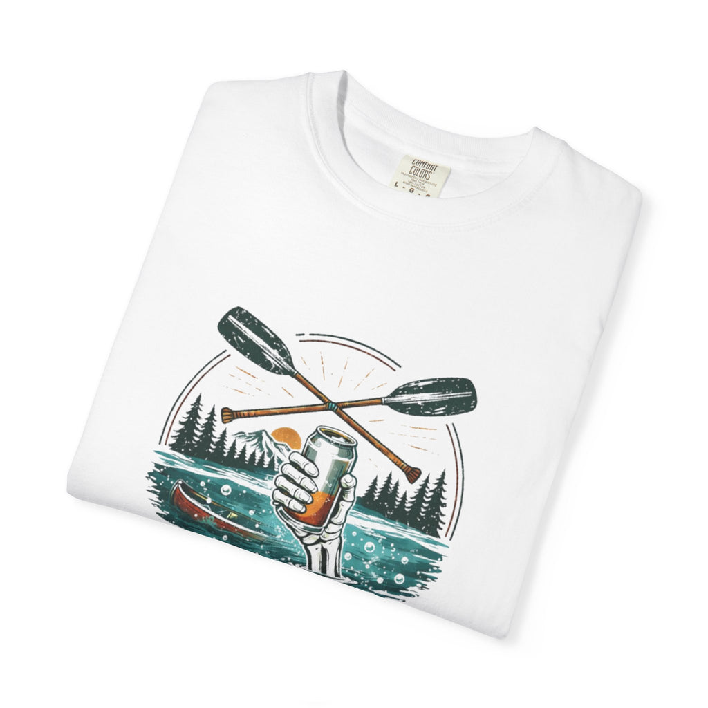 Explore More Worry Less T-Shirt | Outdoor Canoe Camping Adventure Tee
