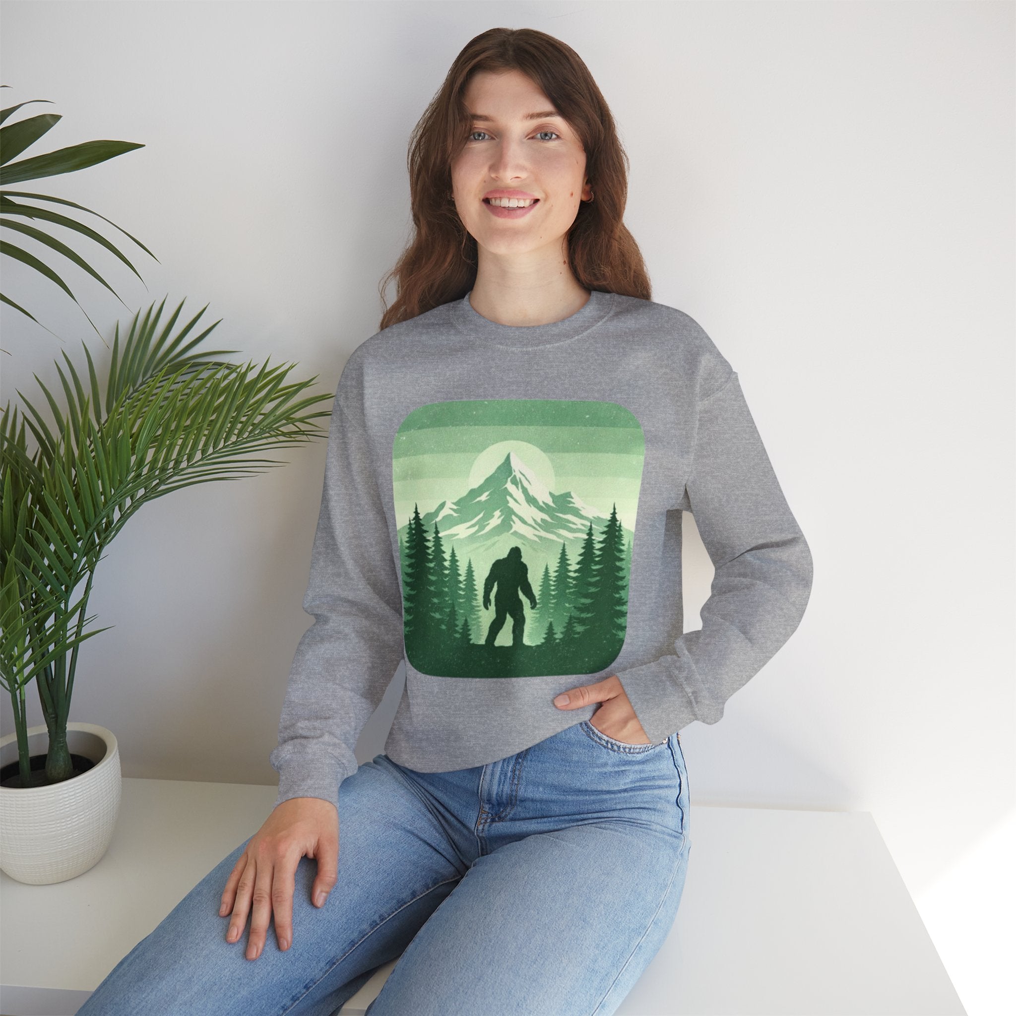 Bigfoot Mountain Silhouette Sweatshirt