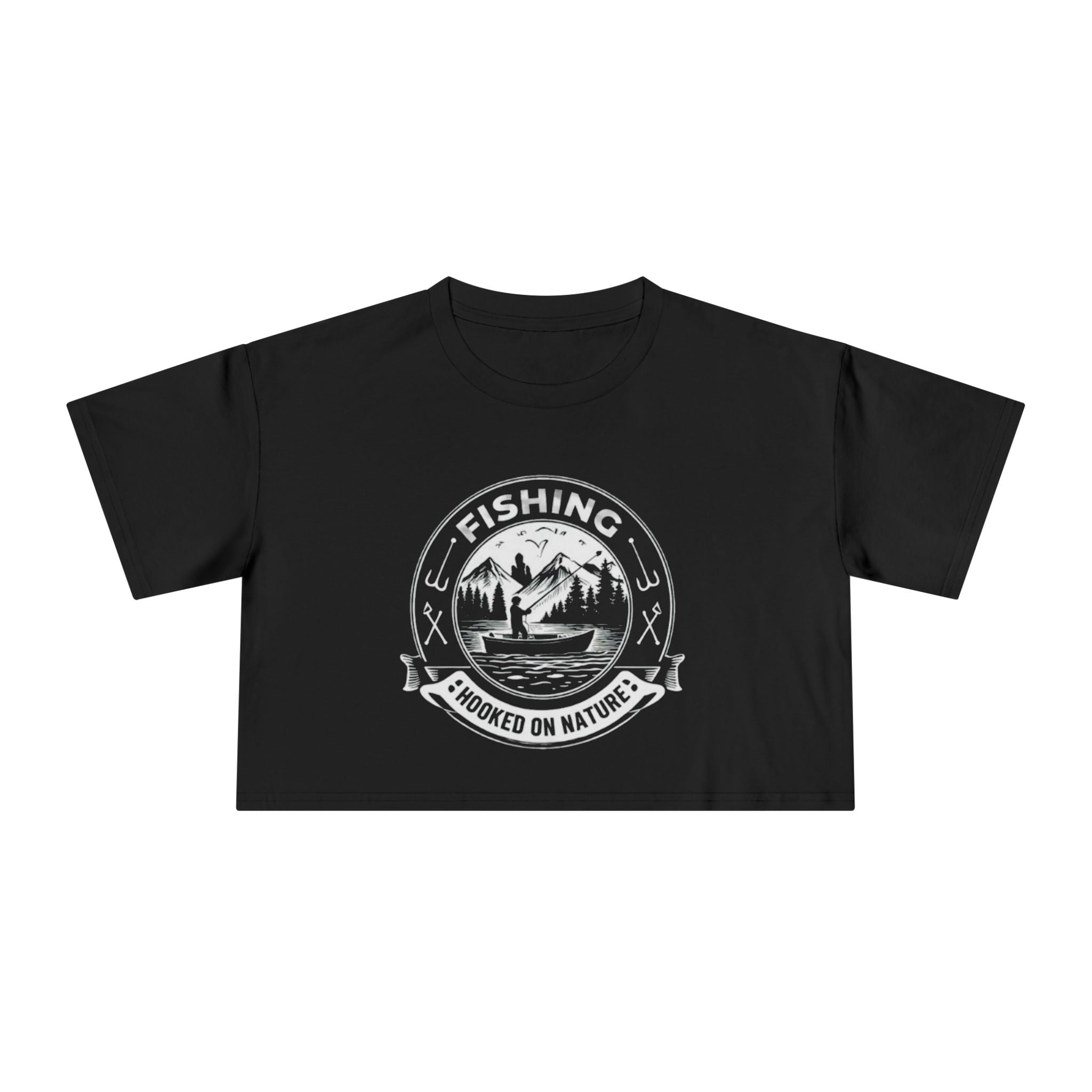 Fishing Crop Tee | Hooked on Nature Womens Outdoor Graphic Top