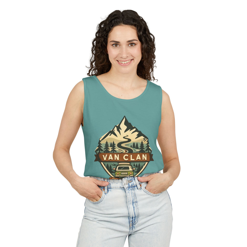 Van Clan Go Explore Tank Top | Adventure Van life Graphic Tank