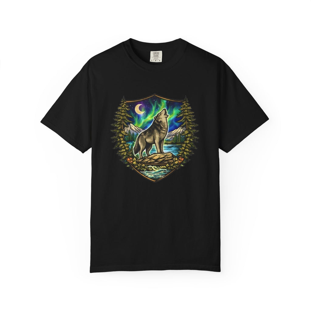 Wolf Howl T-Shirt | Northern Lights Outdoor Graphic Tee