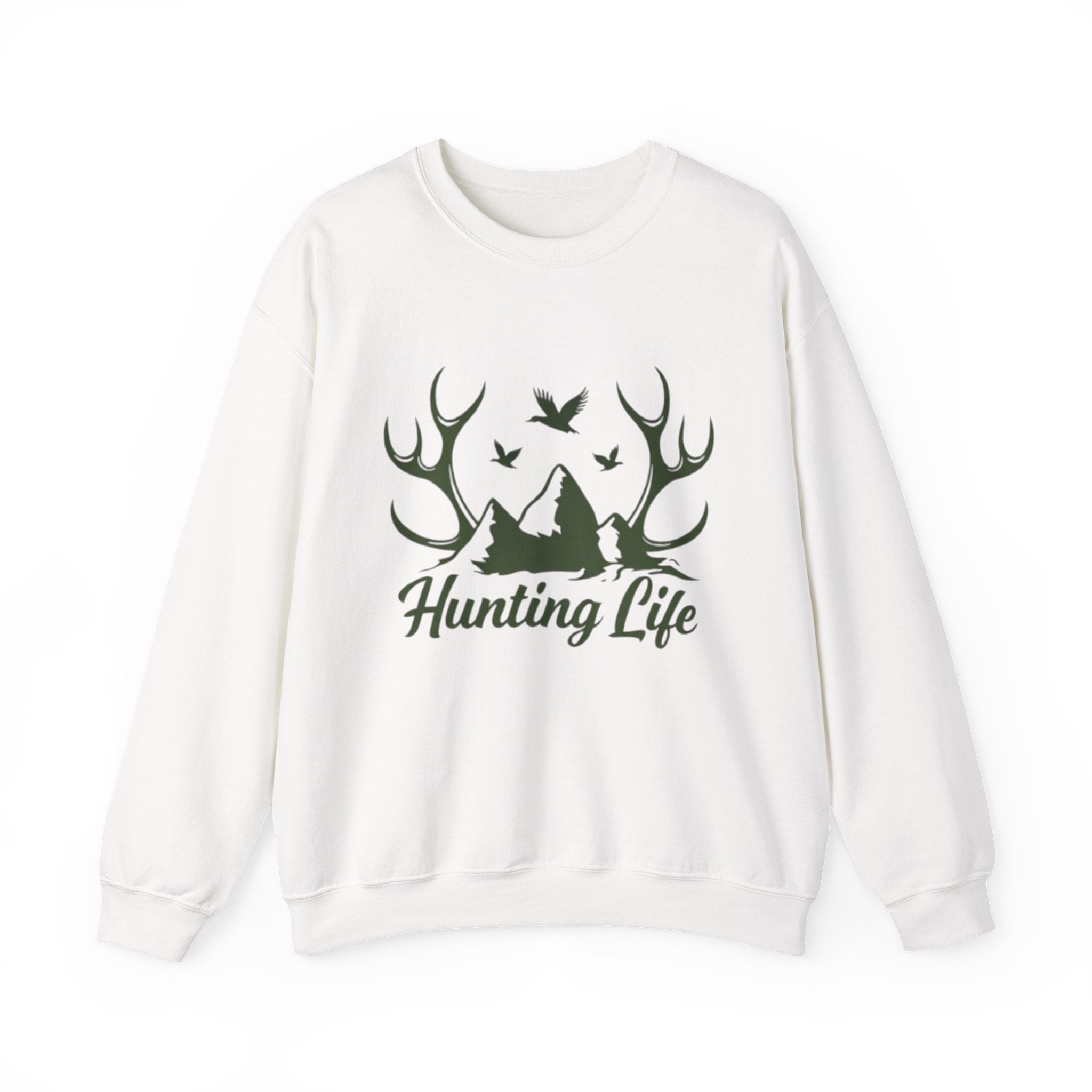 Hunting Life Sweatshirt | Outdoor Antler & Duck Hunt Crewneck