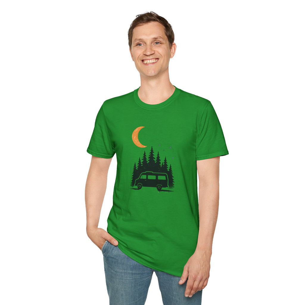 Moonlit Forest Camper T-Shirt | Moonlit Forest Camping Tee