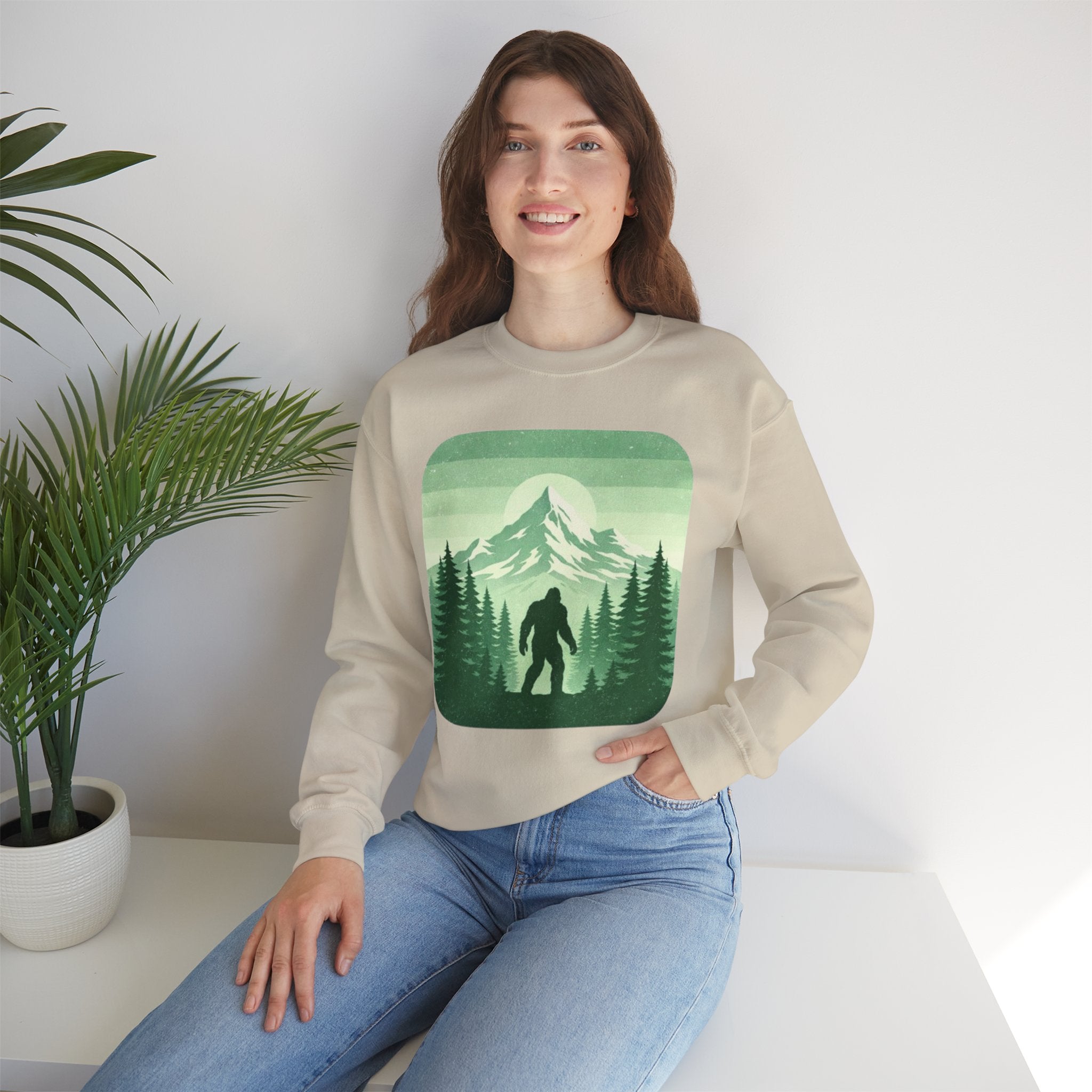 Bigfoot Mountain Silhouette Sweatshirt