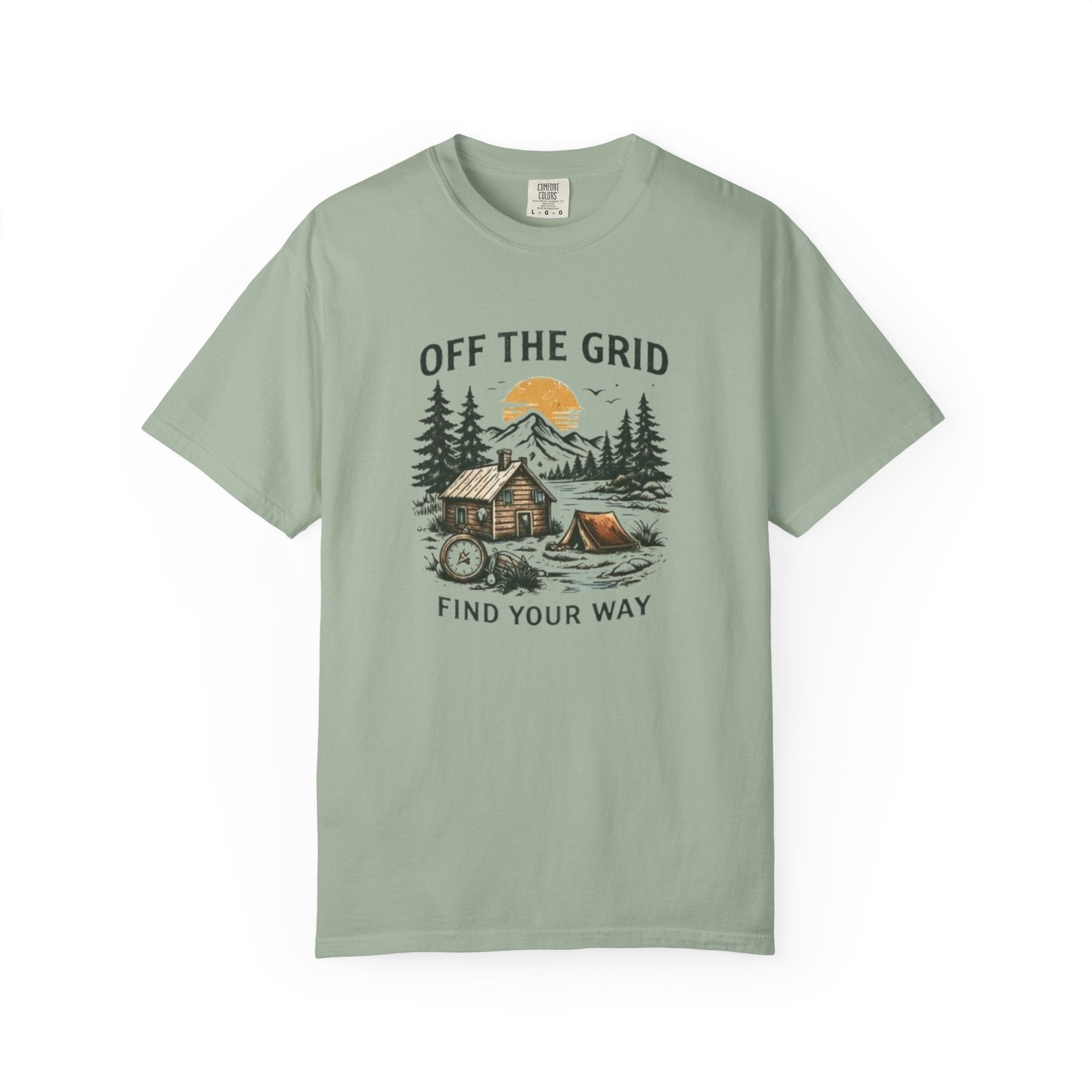 Off The Grid | Find Your Way Camping T-Shirt