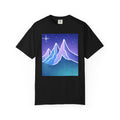 Mountain Night T-Shirt | Neon Retro Mountain Landscape Tee