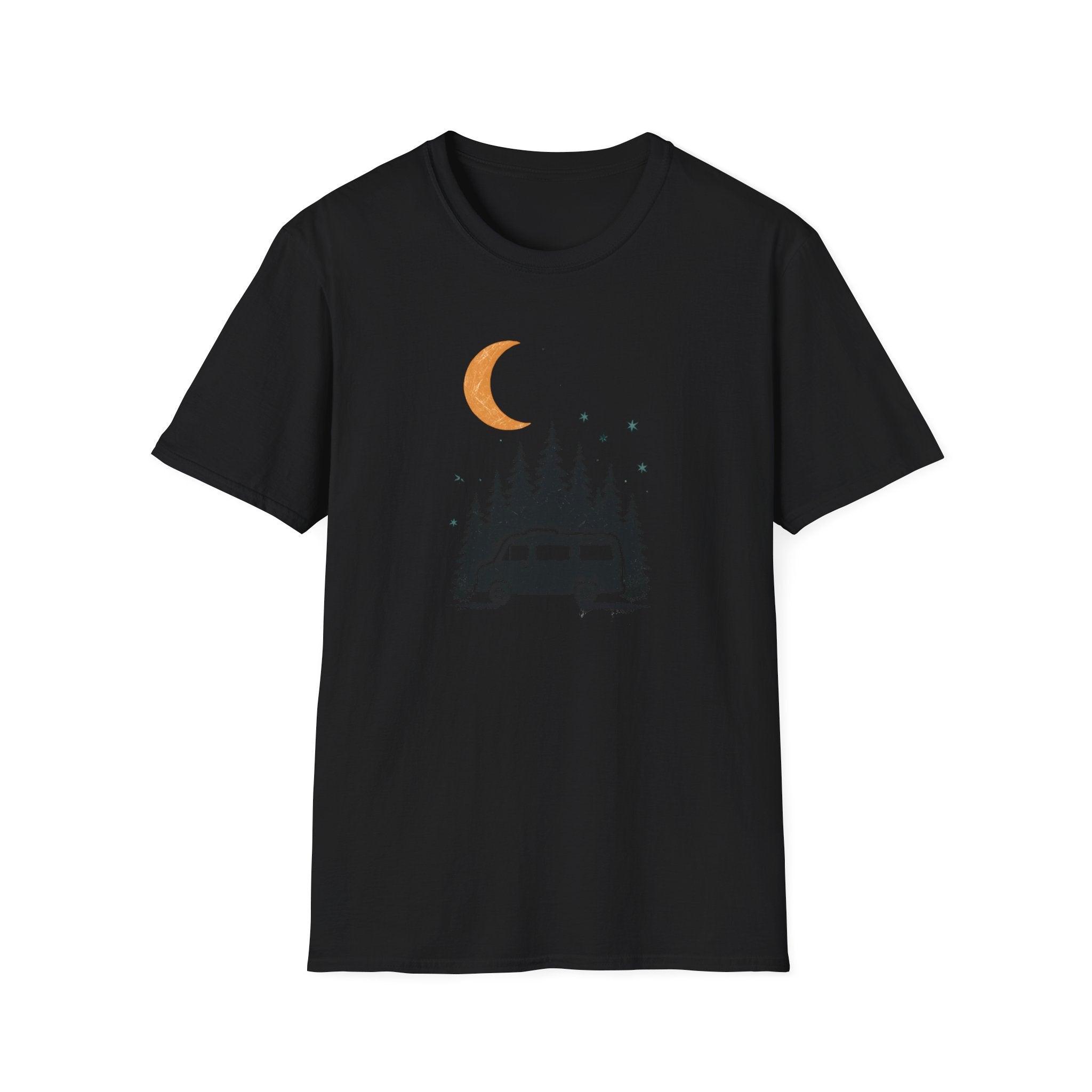 Moonlit Forest Camper T-Shirt | Moonlit Forest Camping Tee