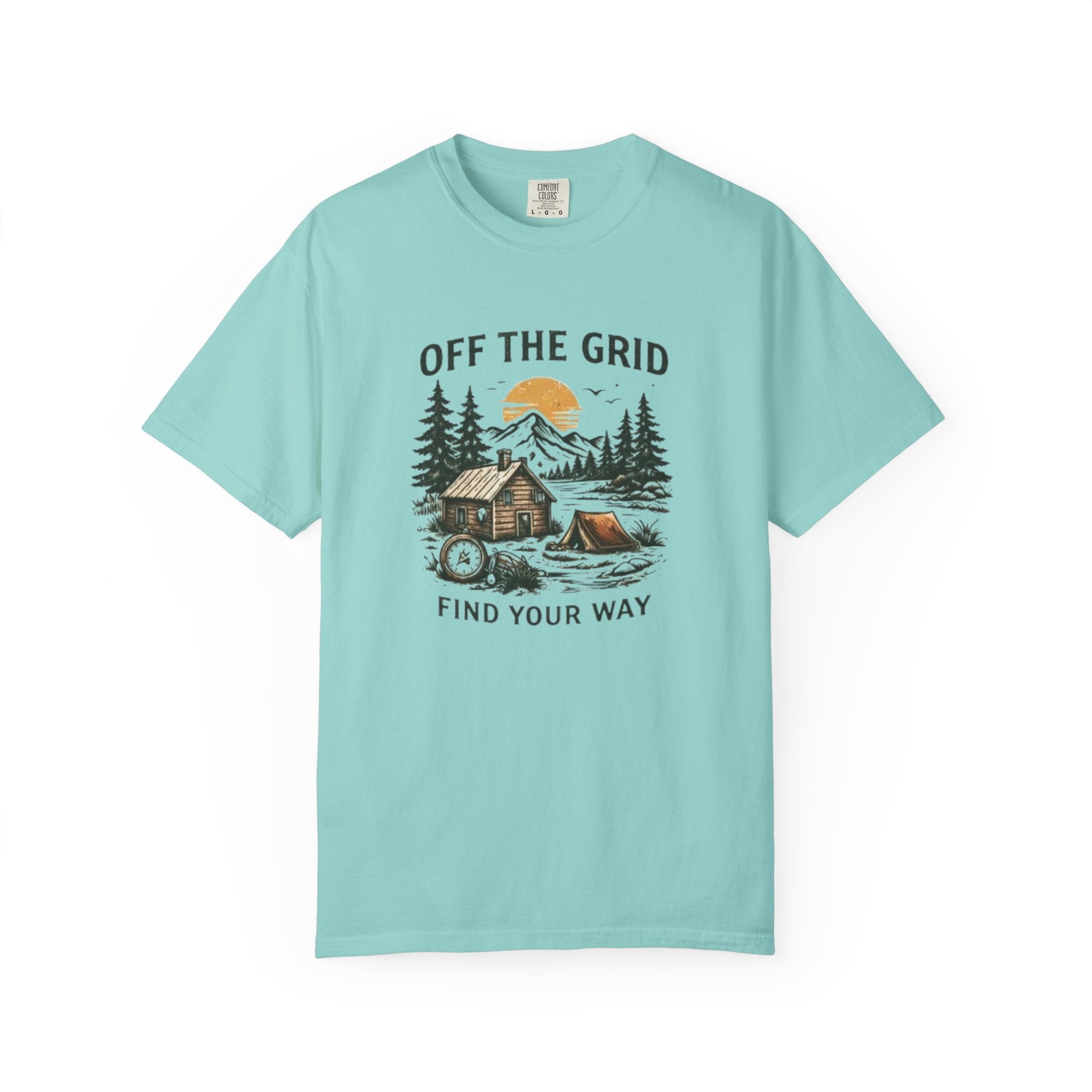 Off The Grid | Find Your Way Camping T-Shirt