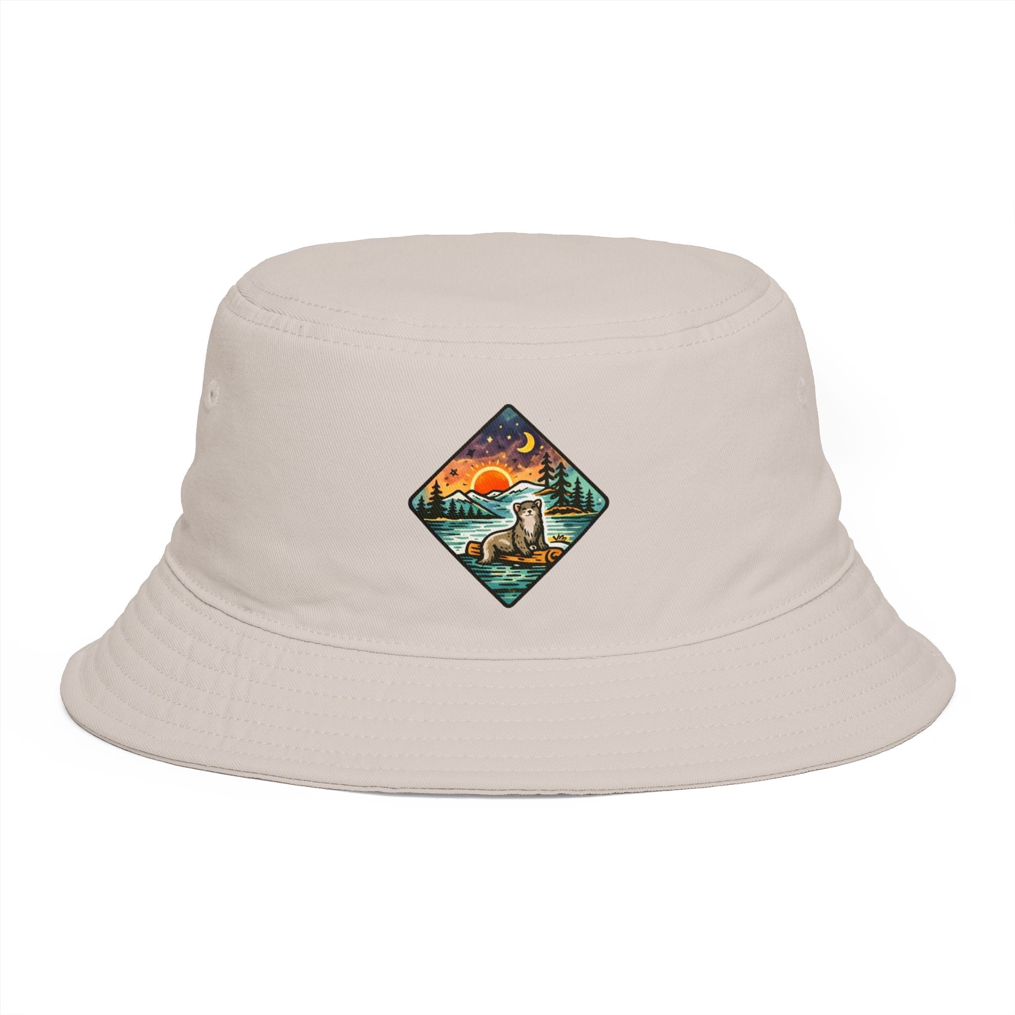 Galaxy Otter Bucket Hat | Space Otter Print Bucket Hat