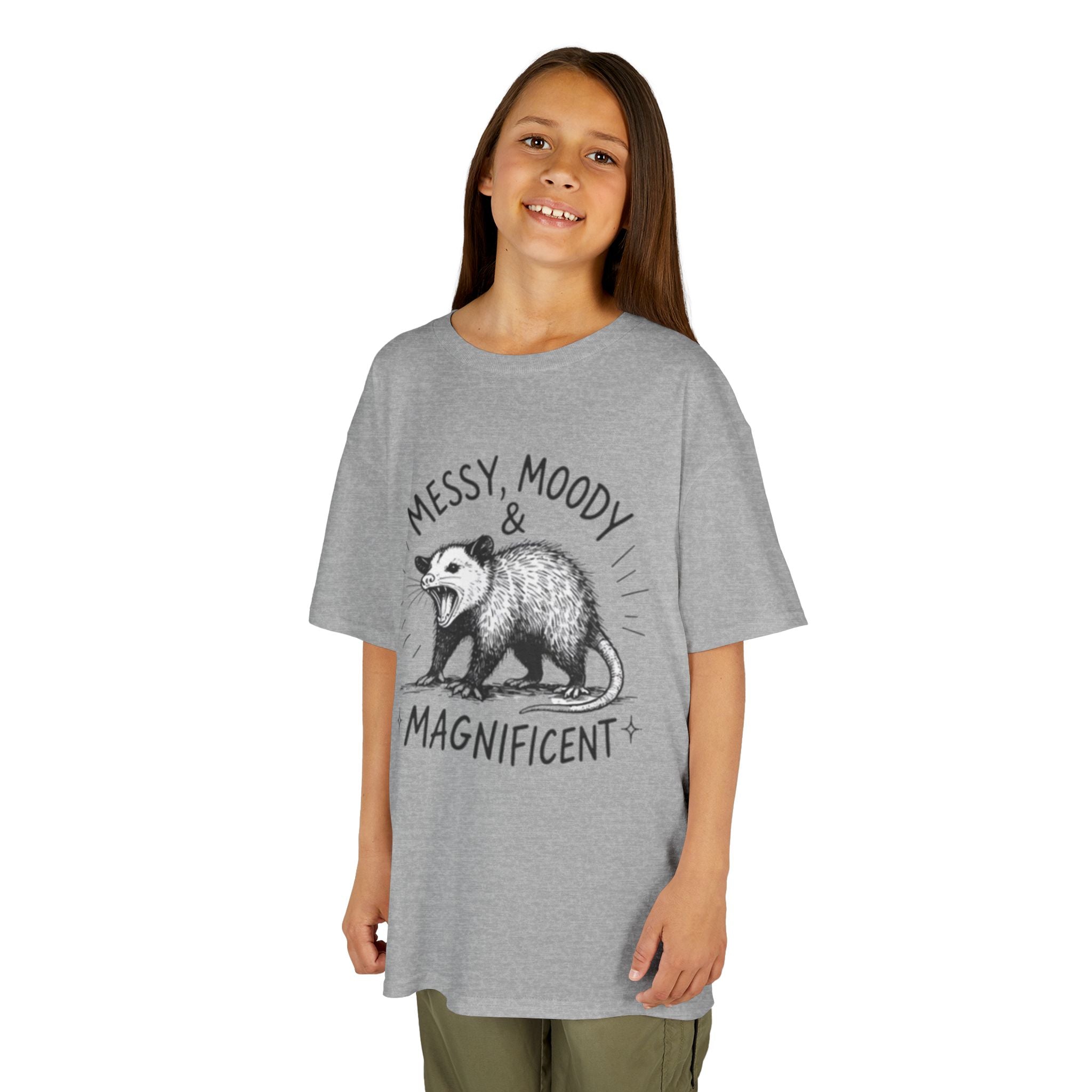 Kids Tee | Messy Moody & Magnificent Opossum Graphic Shirt