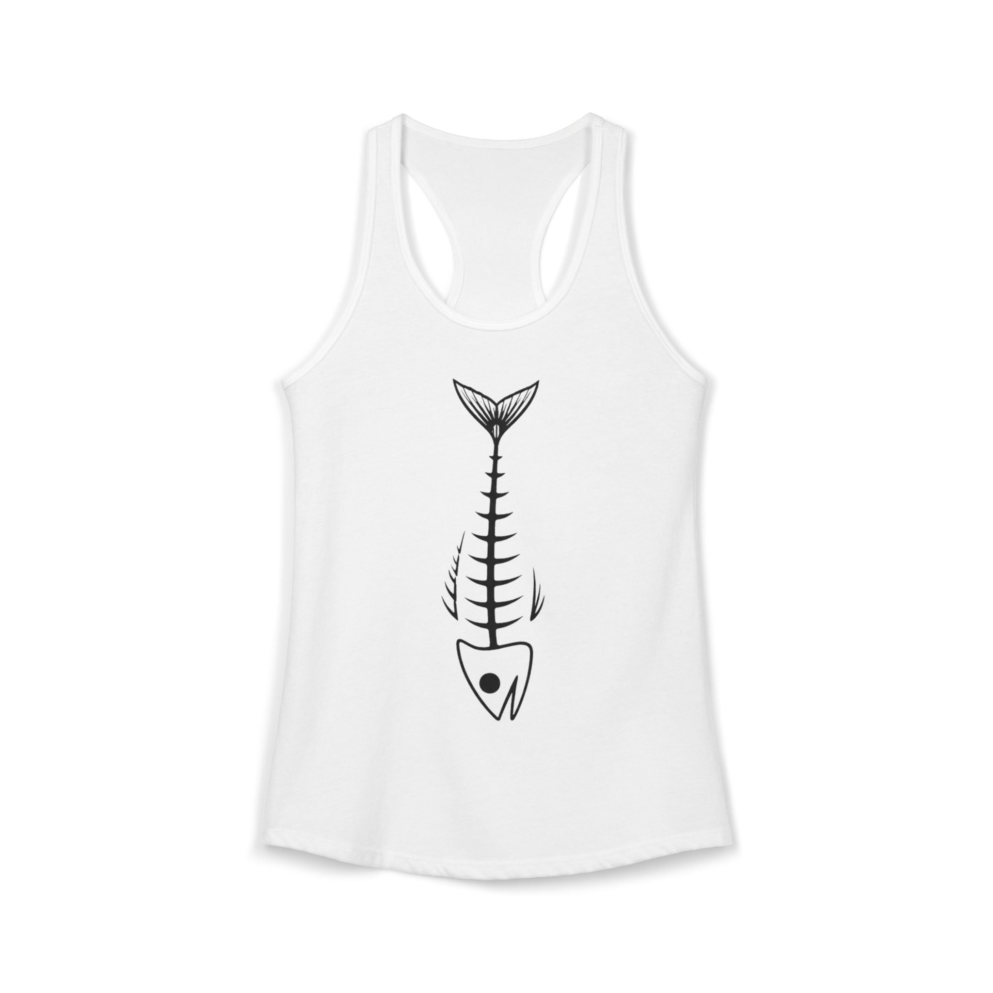 Fish Skeleton Racerback Tank