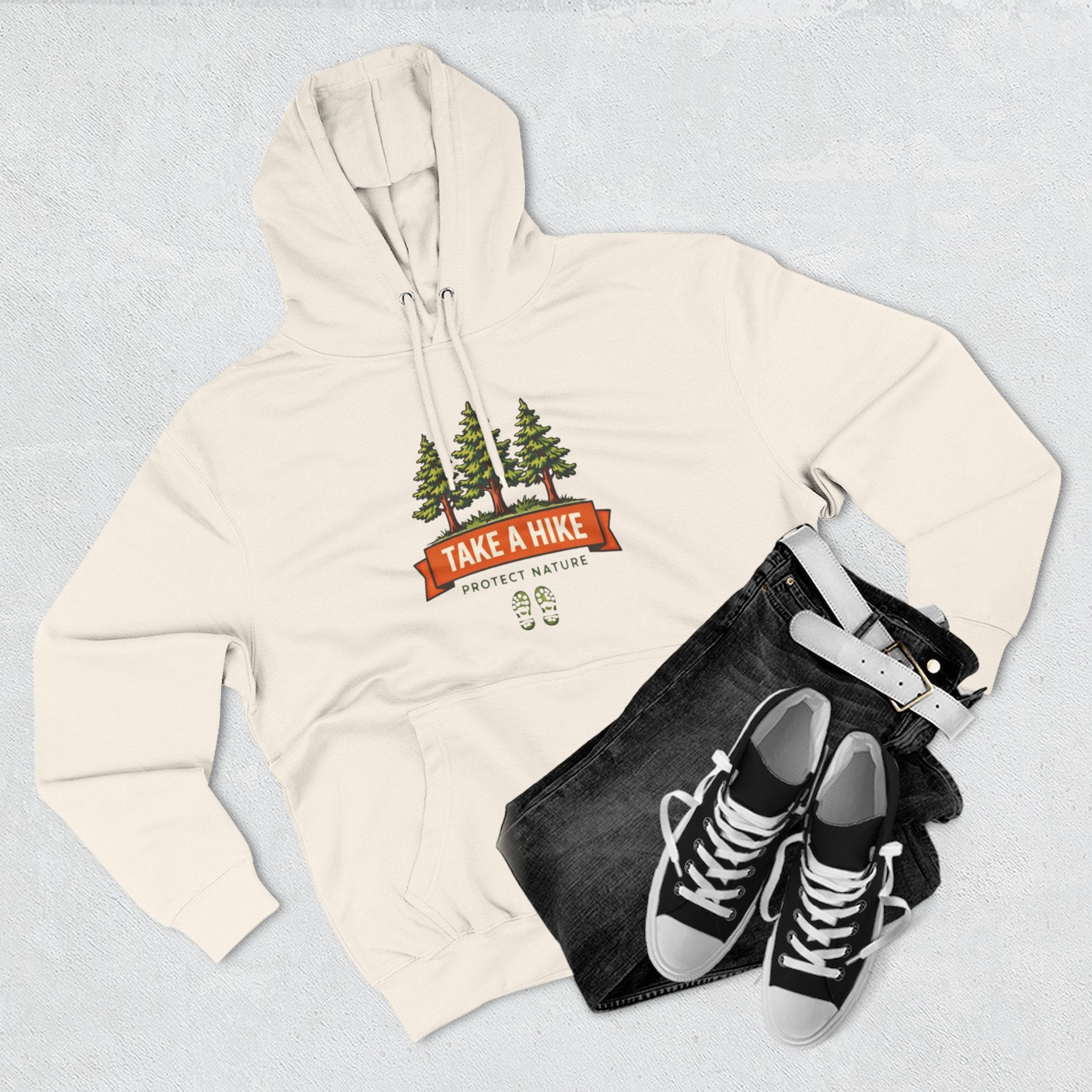 Hoodie | Take a Hike Graphic Hooded Sweatshirt Protect Nature
