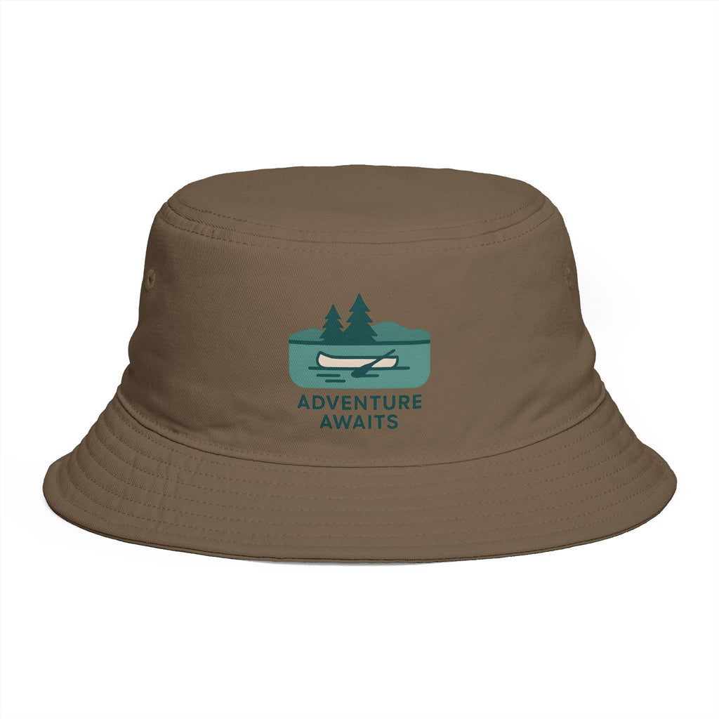 Adventure Awaits Bucket Hat | Canoe & Lake Outdoor Travel Hat